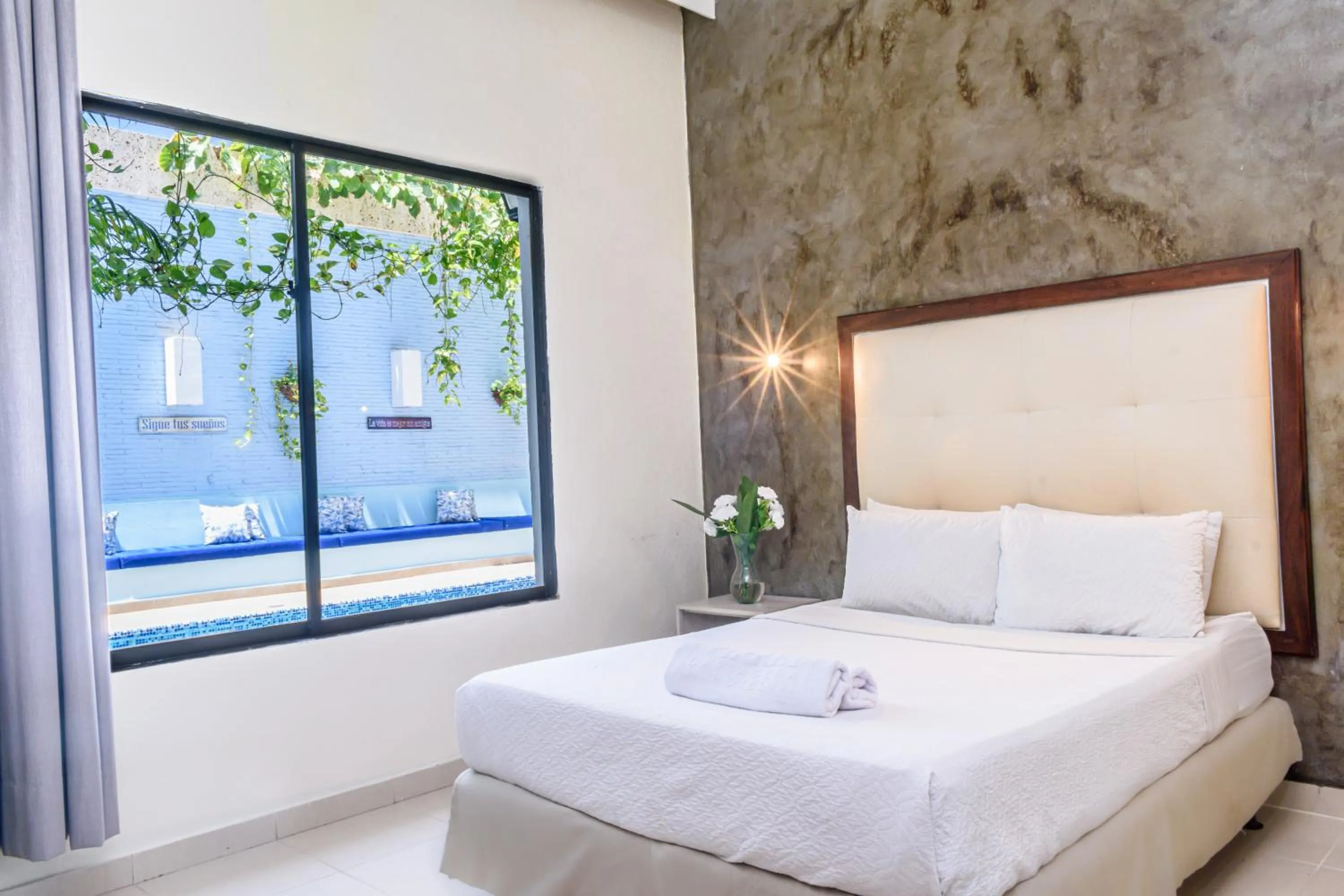 Bed in Hotel Virrey Cartagena