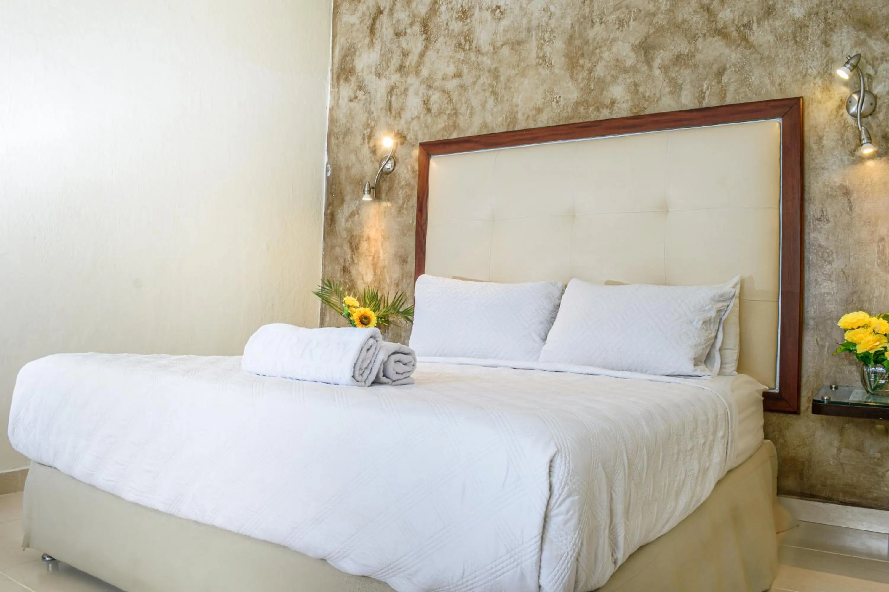 Bed in Hotel Virrey Cartagena