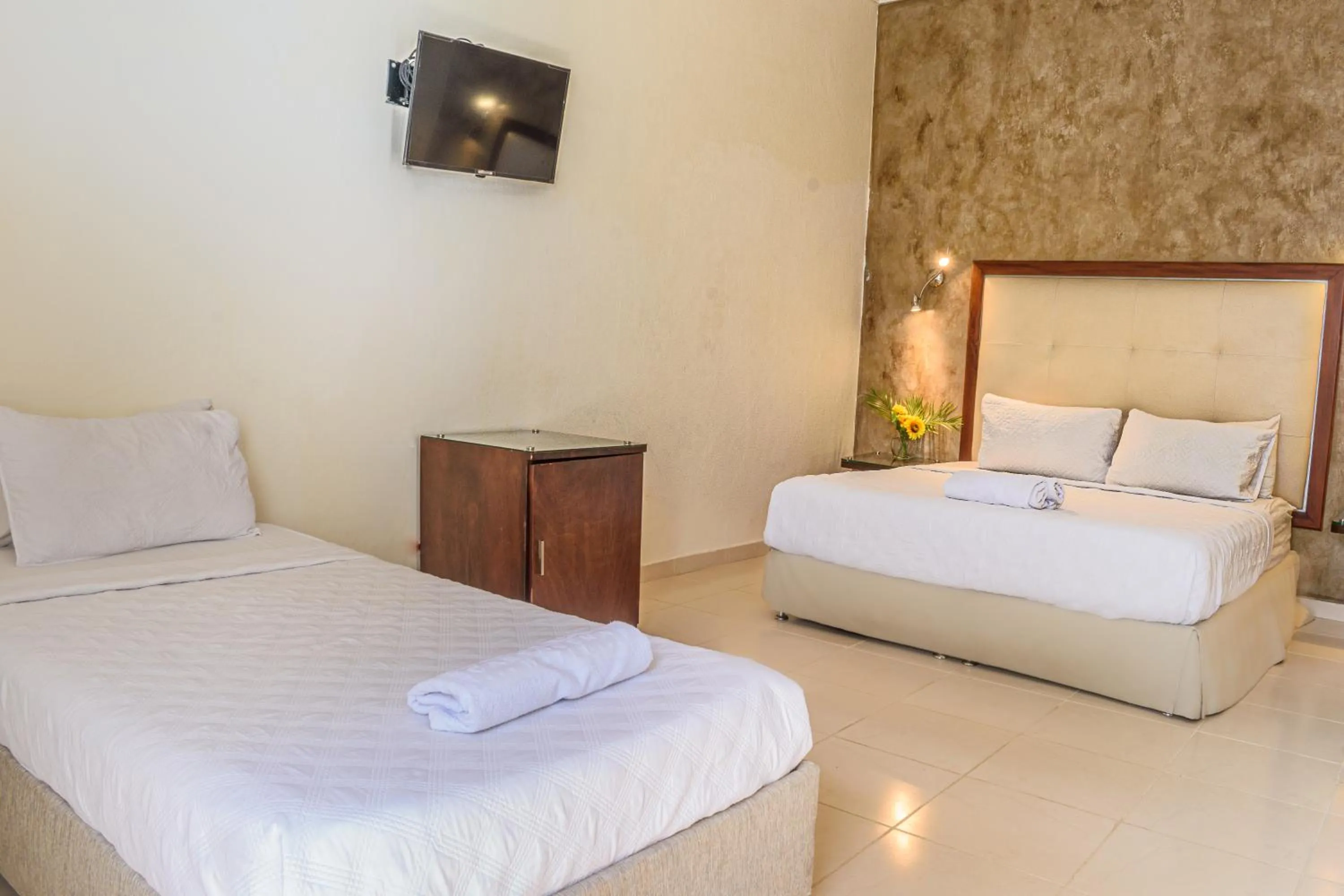 Bed in Hotel Virrey Cartagena