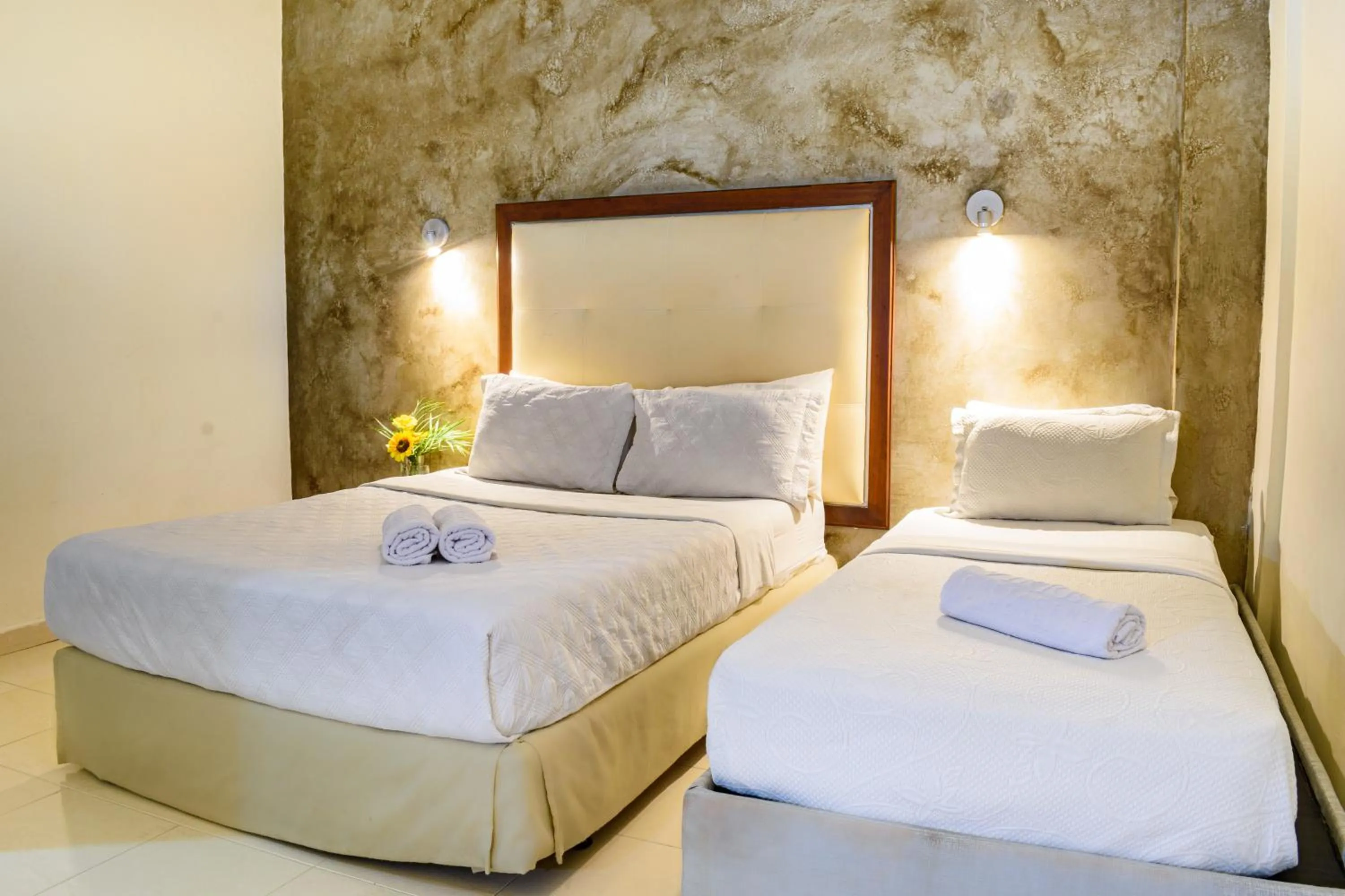 Bed in Hotel Virrey Cartagena