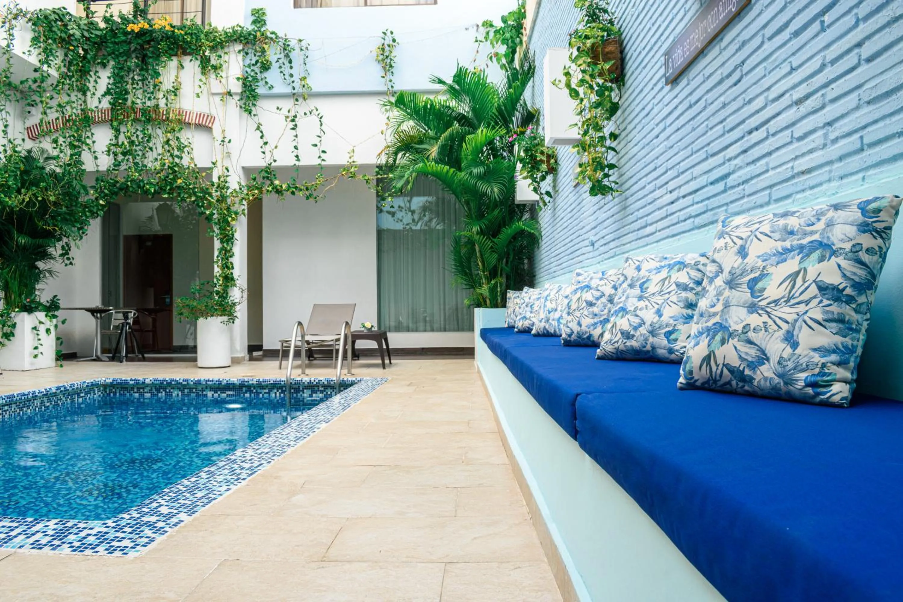 Living room in Hotel Virrey Cartagena