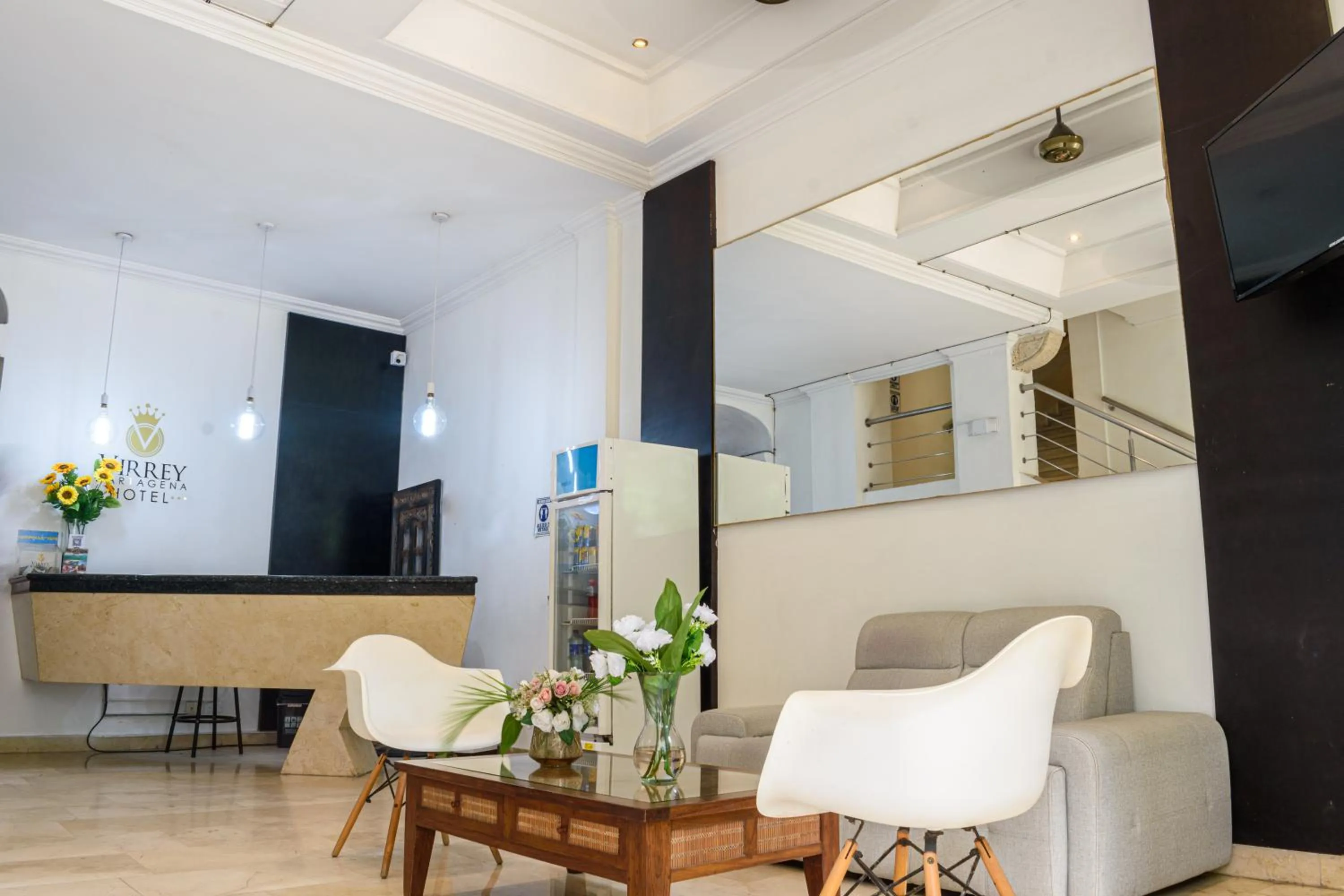 Living room in Hotel Virrey Cartagena