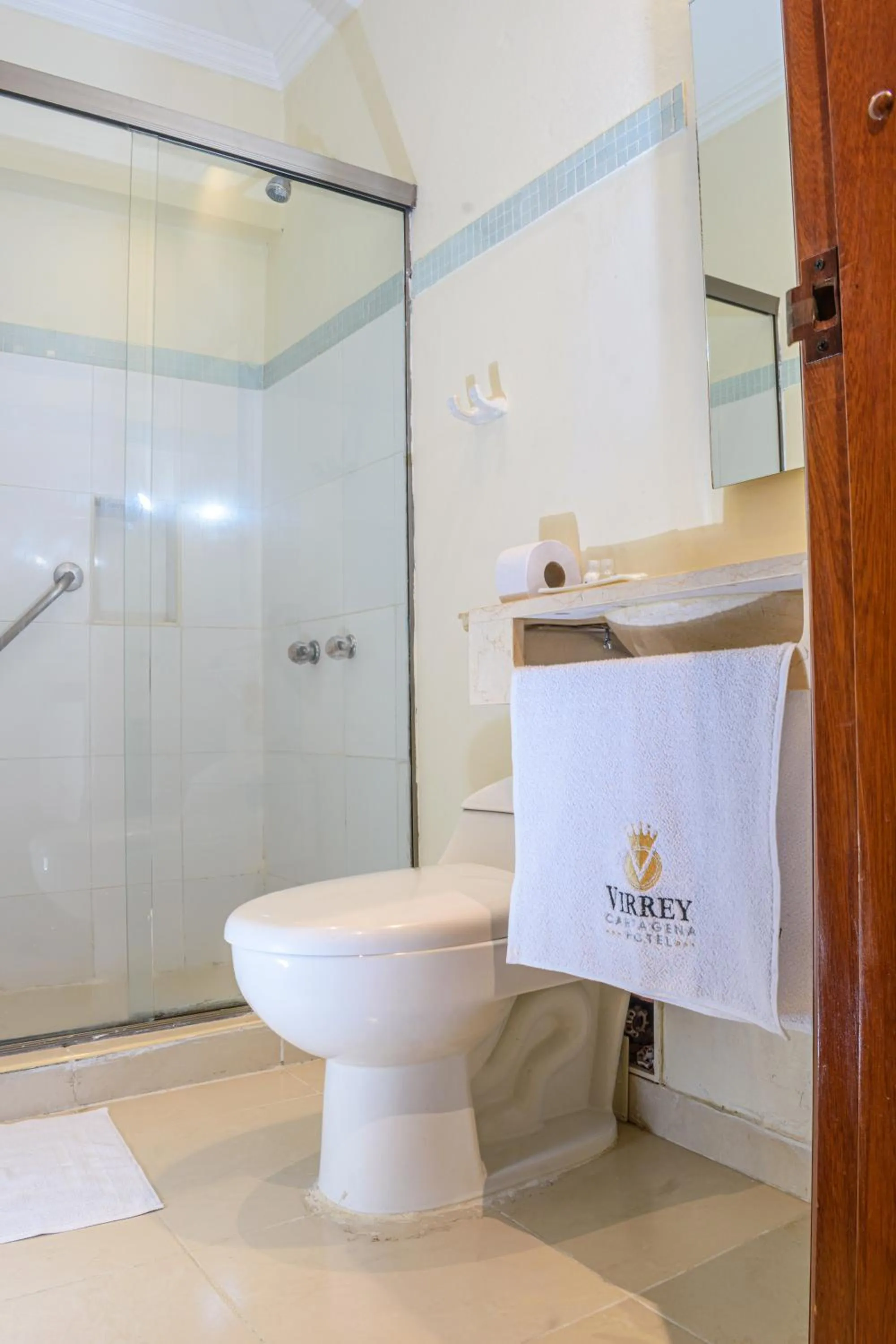 Shower in Hotel Virrey Cartagena