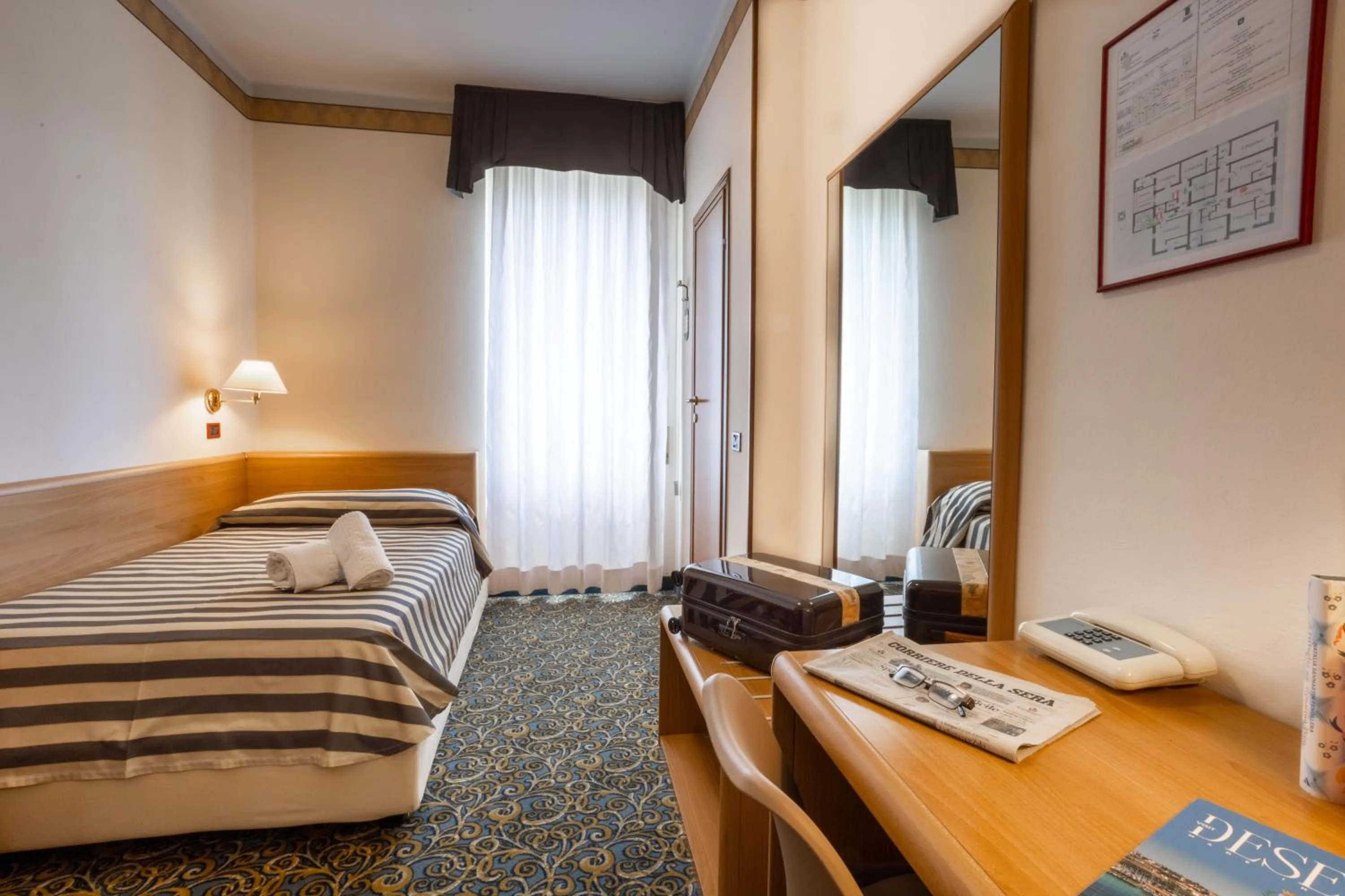 Bed in Hotel Giardinetto