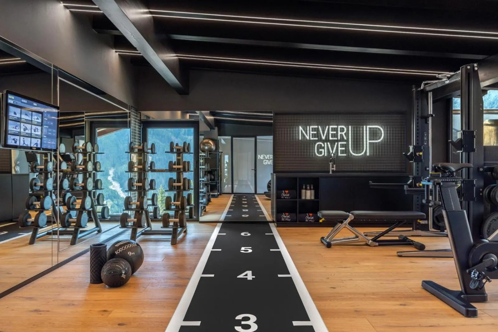 Fitness centre/facilities in Hotel Chalet Al Foss - Adults Only