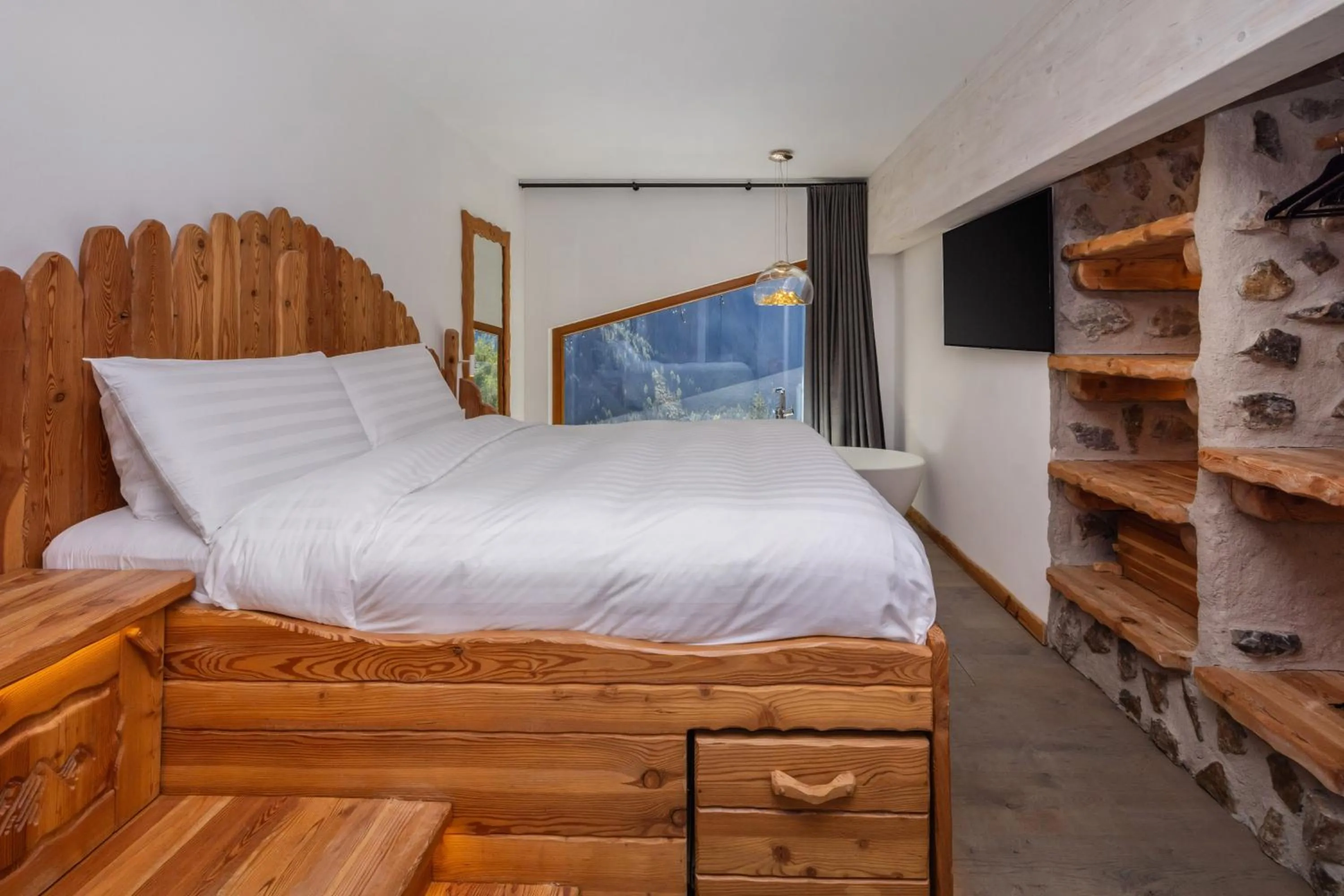 Photo of the whole room, Bed in Hotel Chalet Al Foss - Adults Only