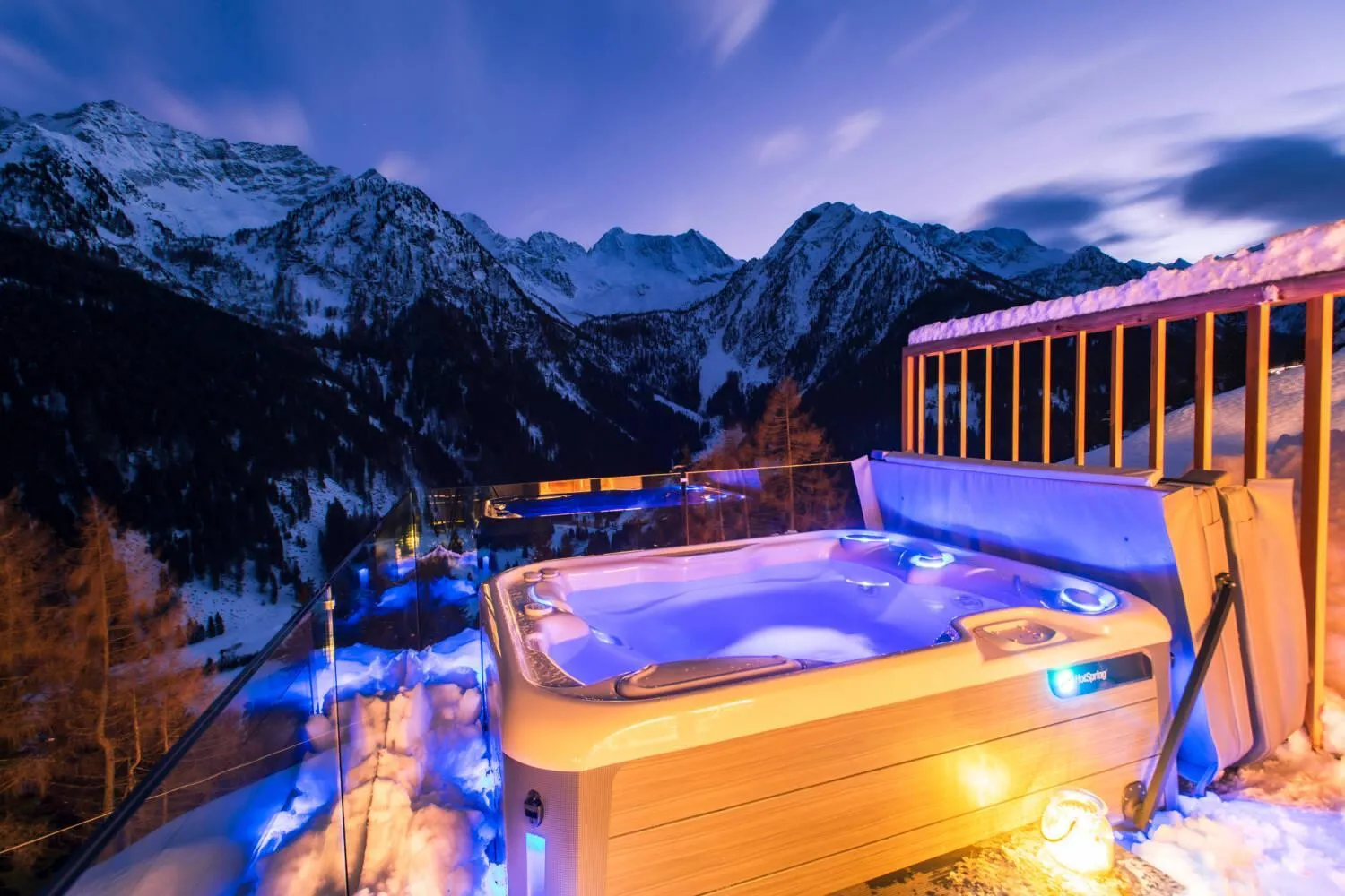 Hot Tub in Hotel Chalet Al Foss - Adults Only