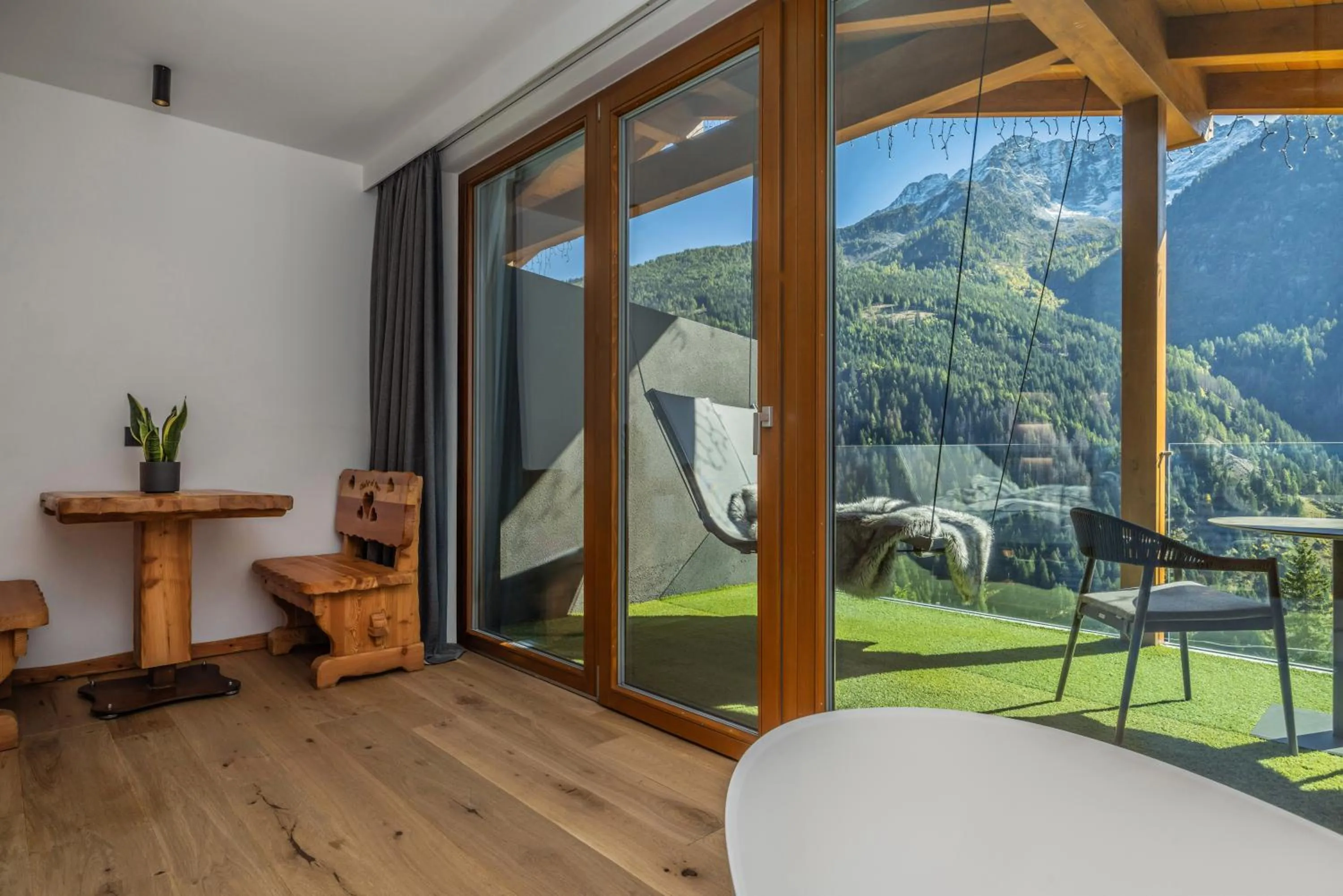 View (from property/room) in Hotel Chalet Al Foss - Adults Only