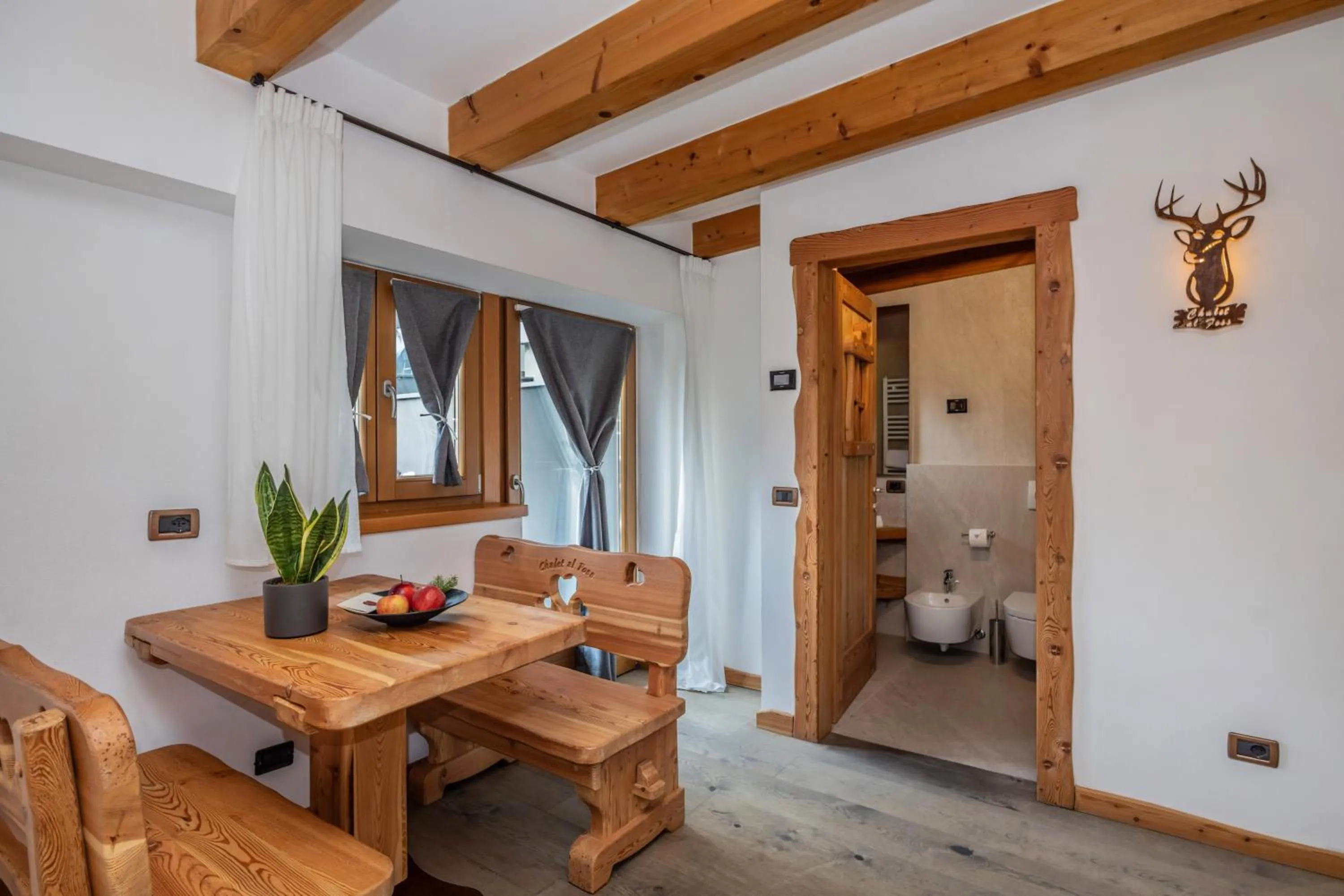 Living room in Hotel Chalet Al Foss - Adults Only