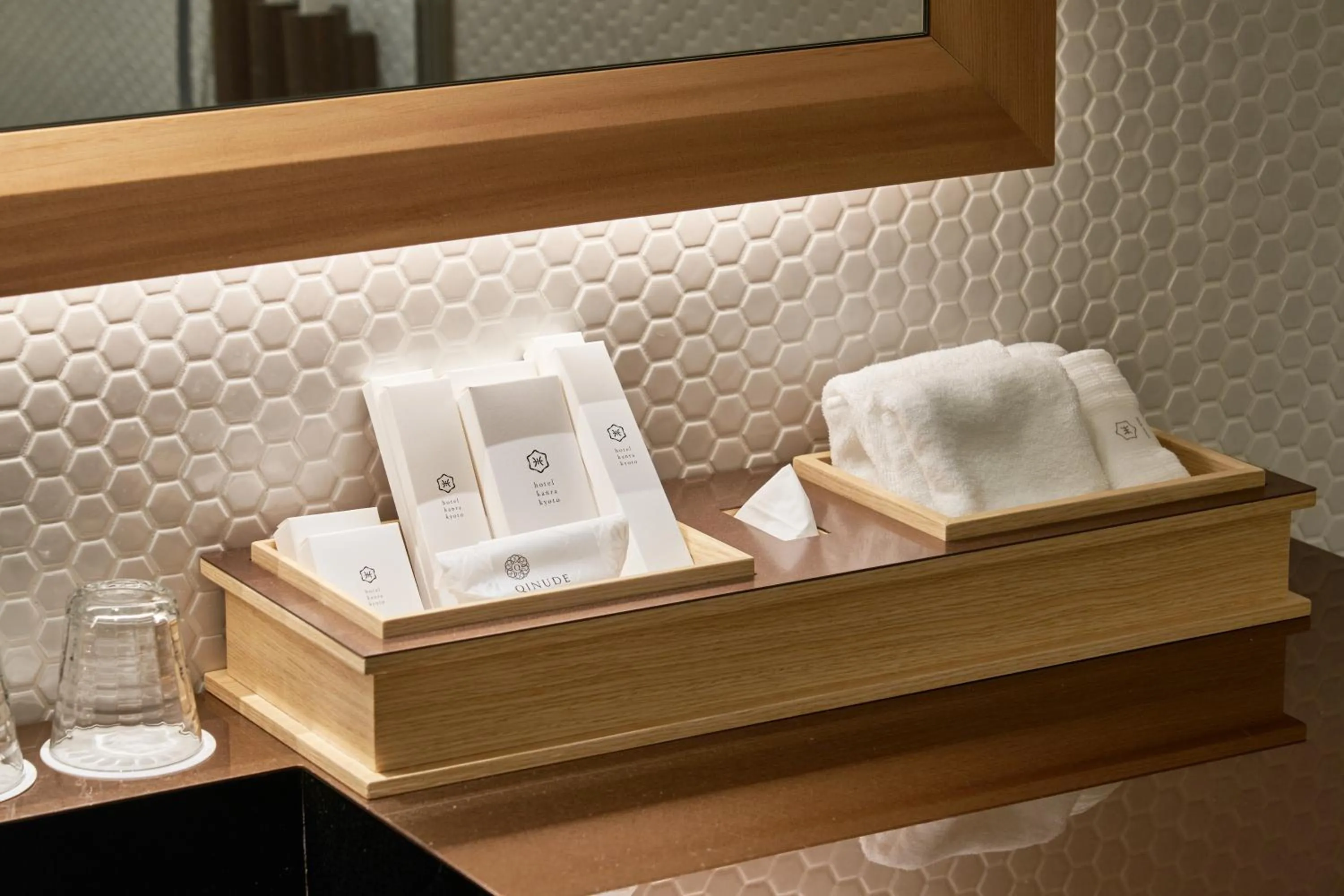 Decorative detail in hotel kanra kyoto