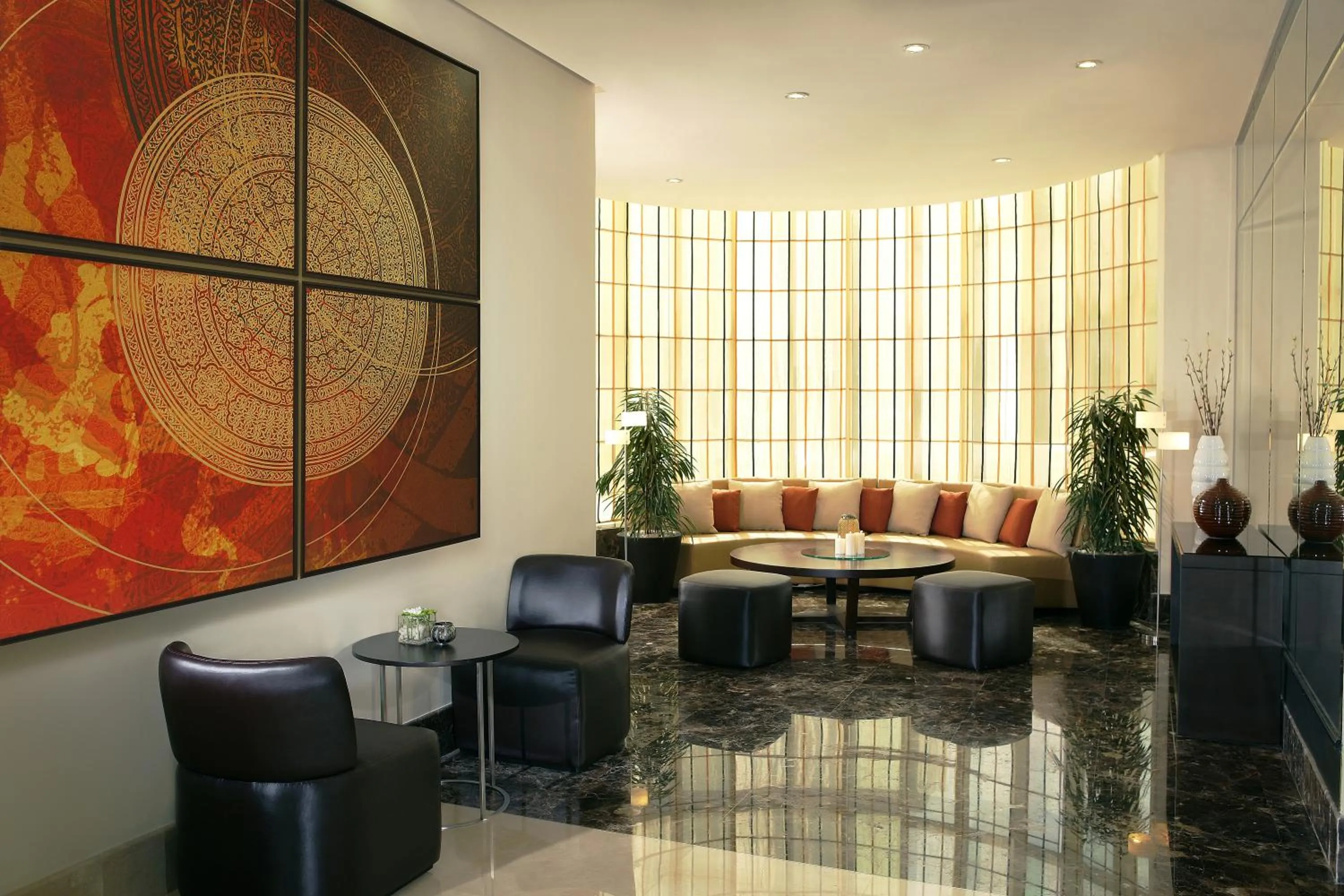Lobby or reception in Safir Hotel Doha