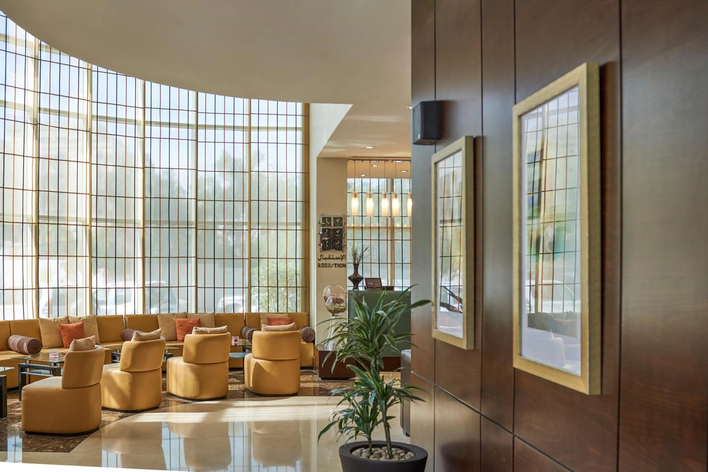 Lobby or reception in Safir Hotel Doha