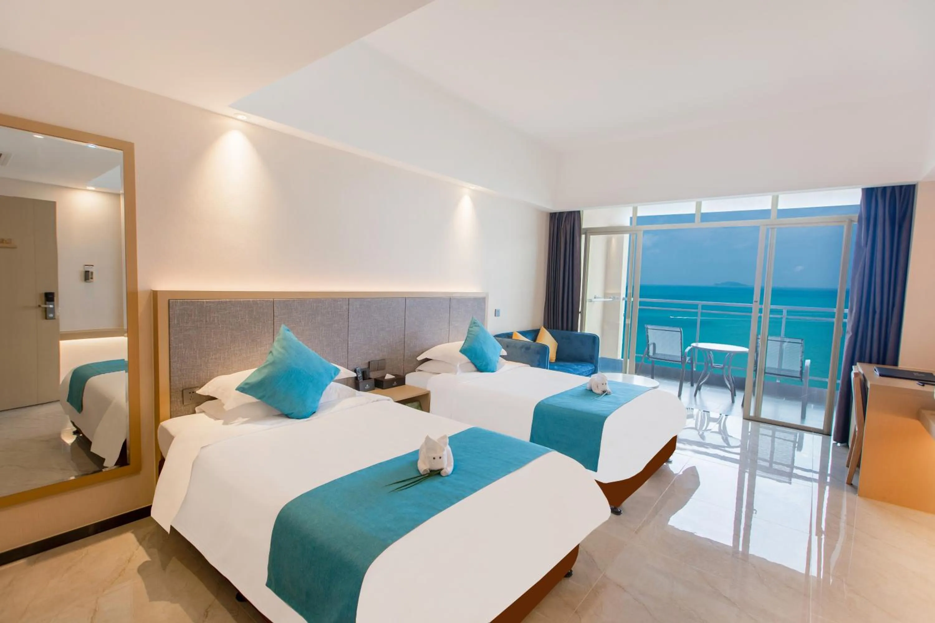 Bed in Shengyi Holiday Villa Hotel