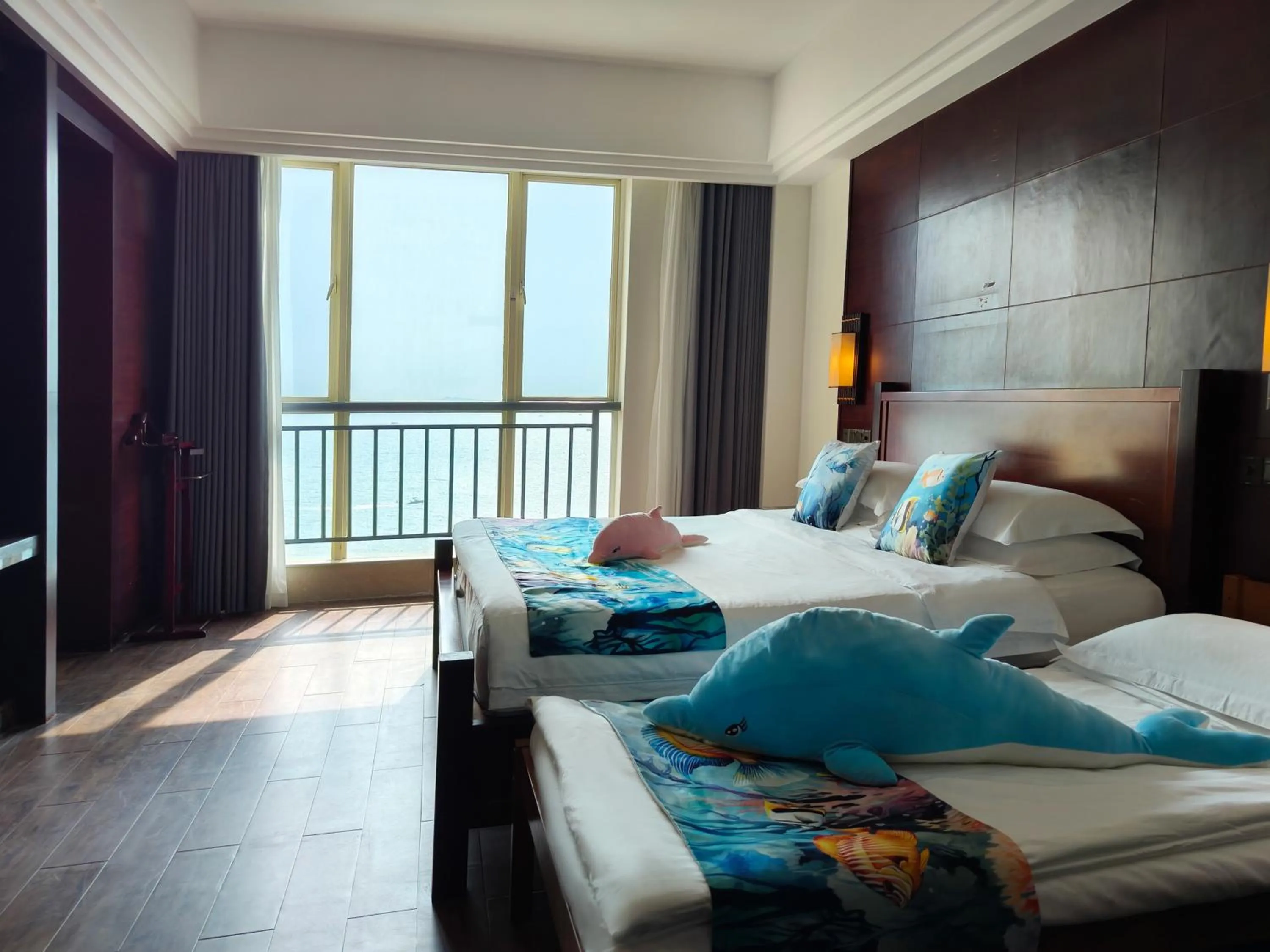 Living room, Bed in Shengyi Holiday Villa Hotel