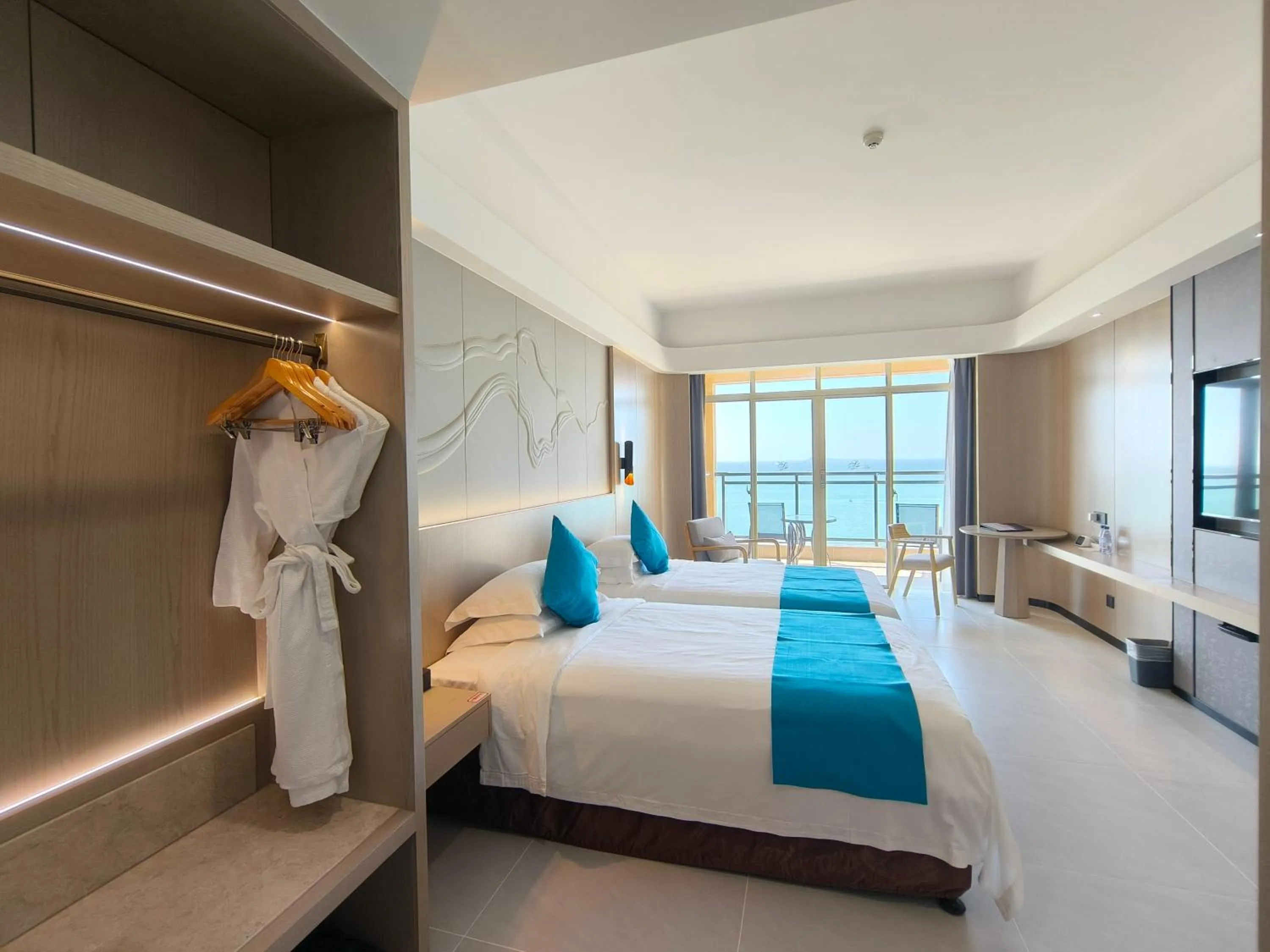 Bed in Shengyi Holiday Villa Hotel