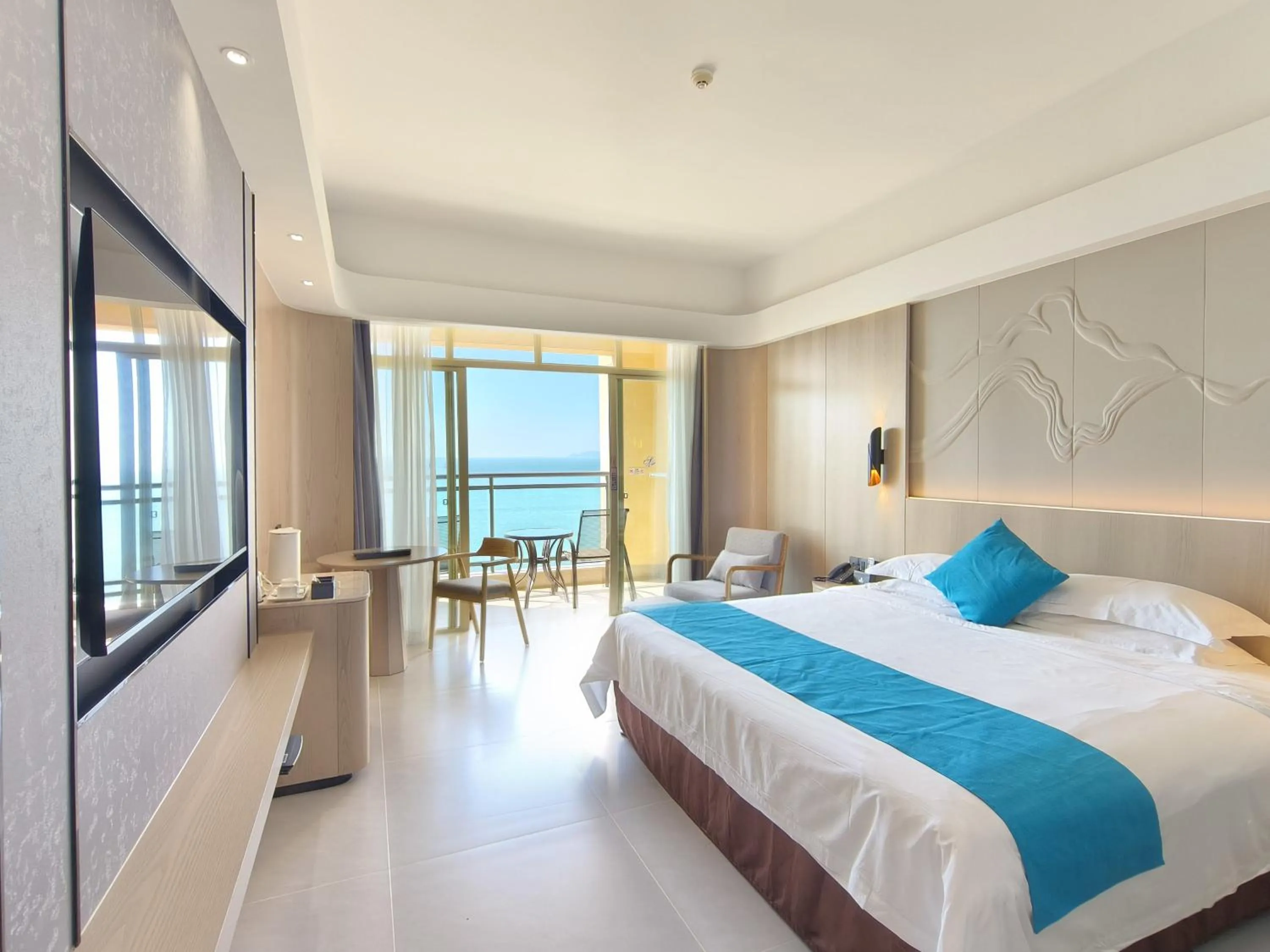 Bed in Shengyi Holiday Villa Hotel