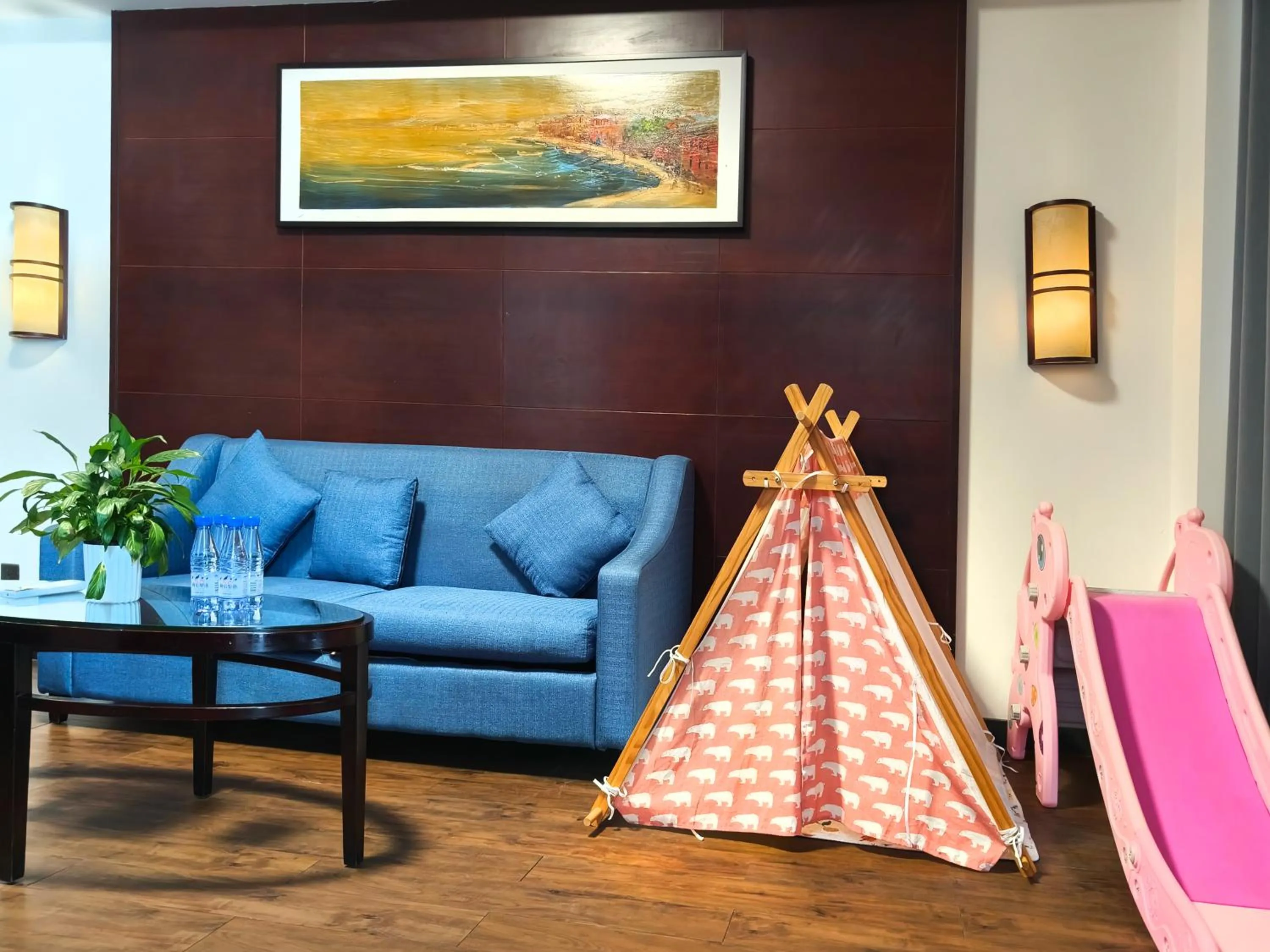 Living room in Shengyi Holiday Villa Hotel