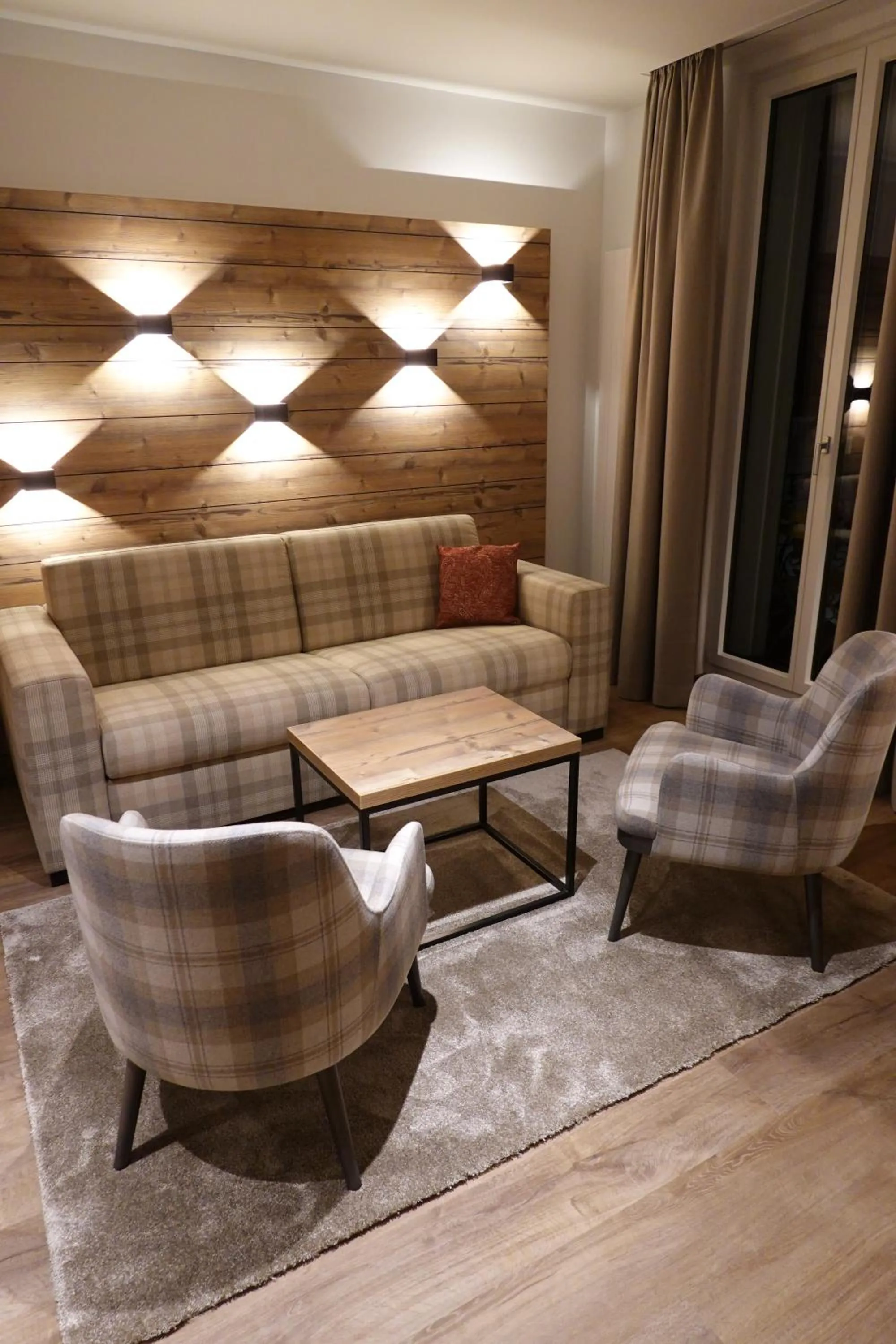 Seating area in Hotel Schweizerhof