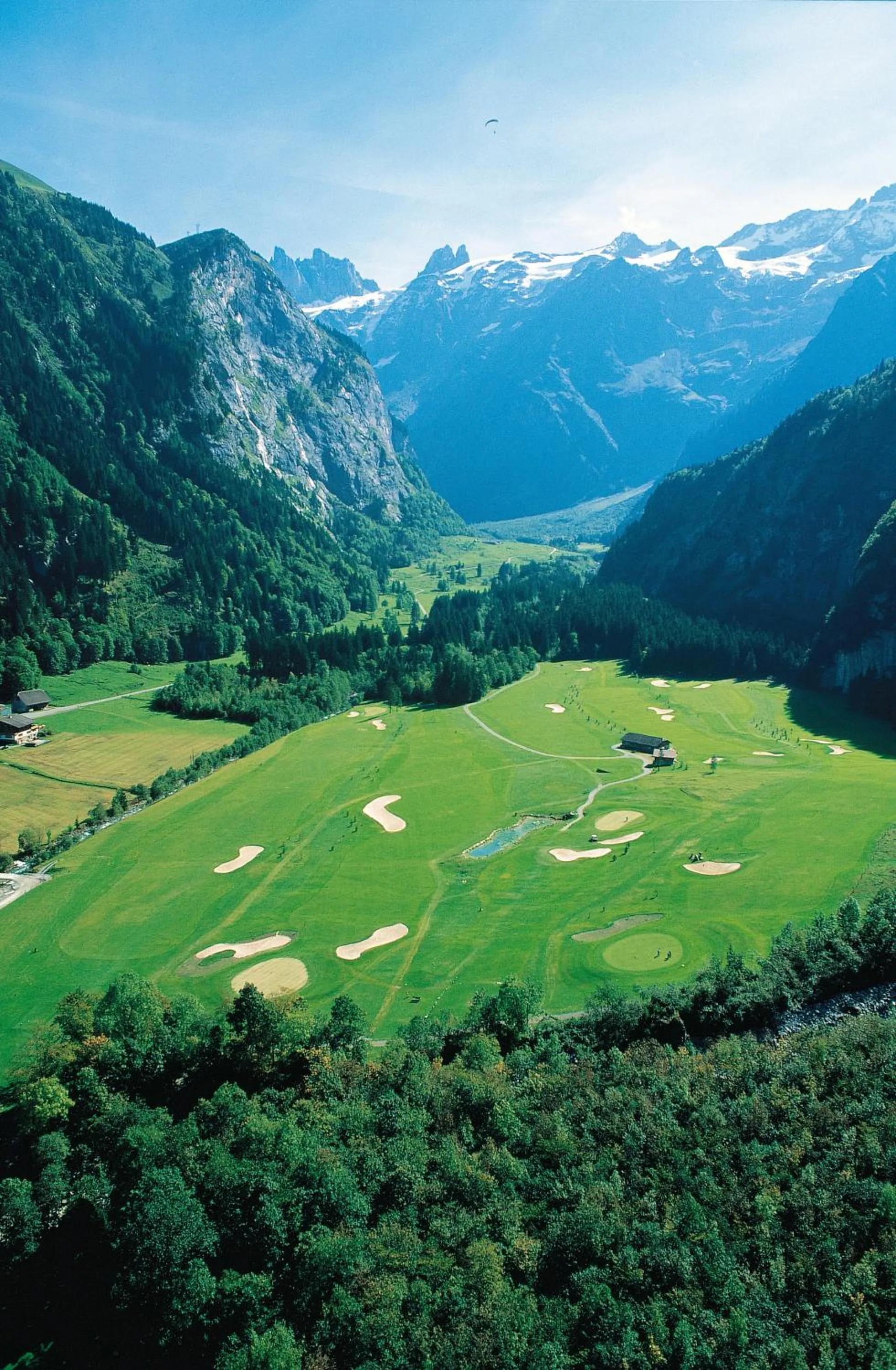 Golfcourse in Hotel Schweizerhof