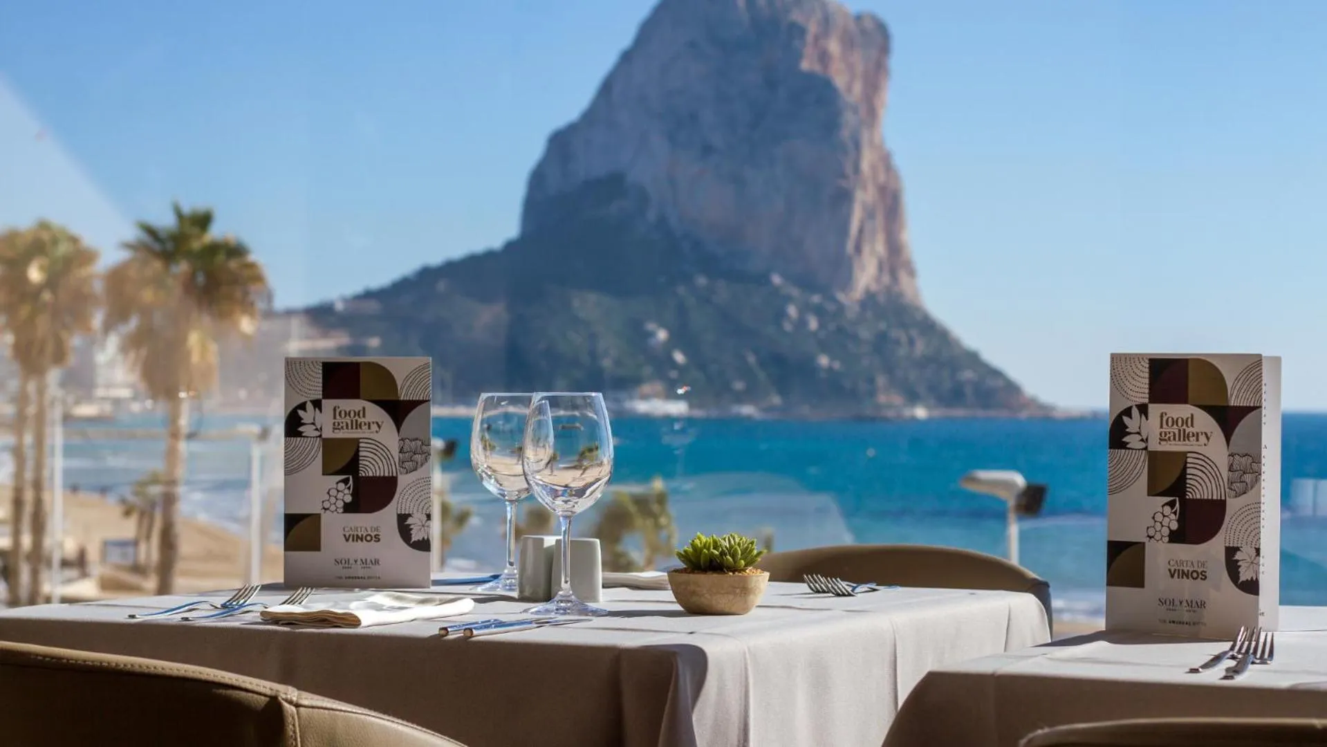 Natural landscape in ESTIMAR Calpe Apartments