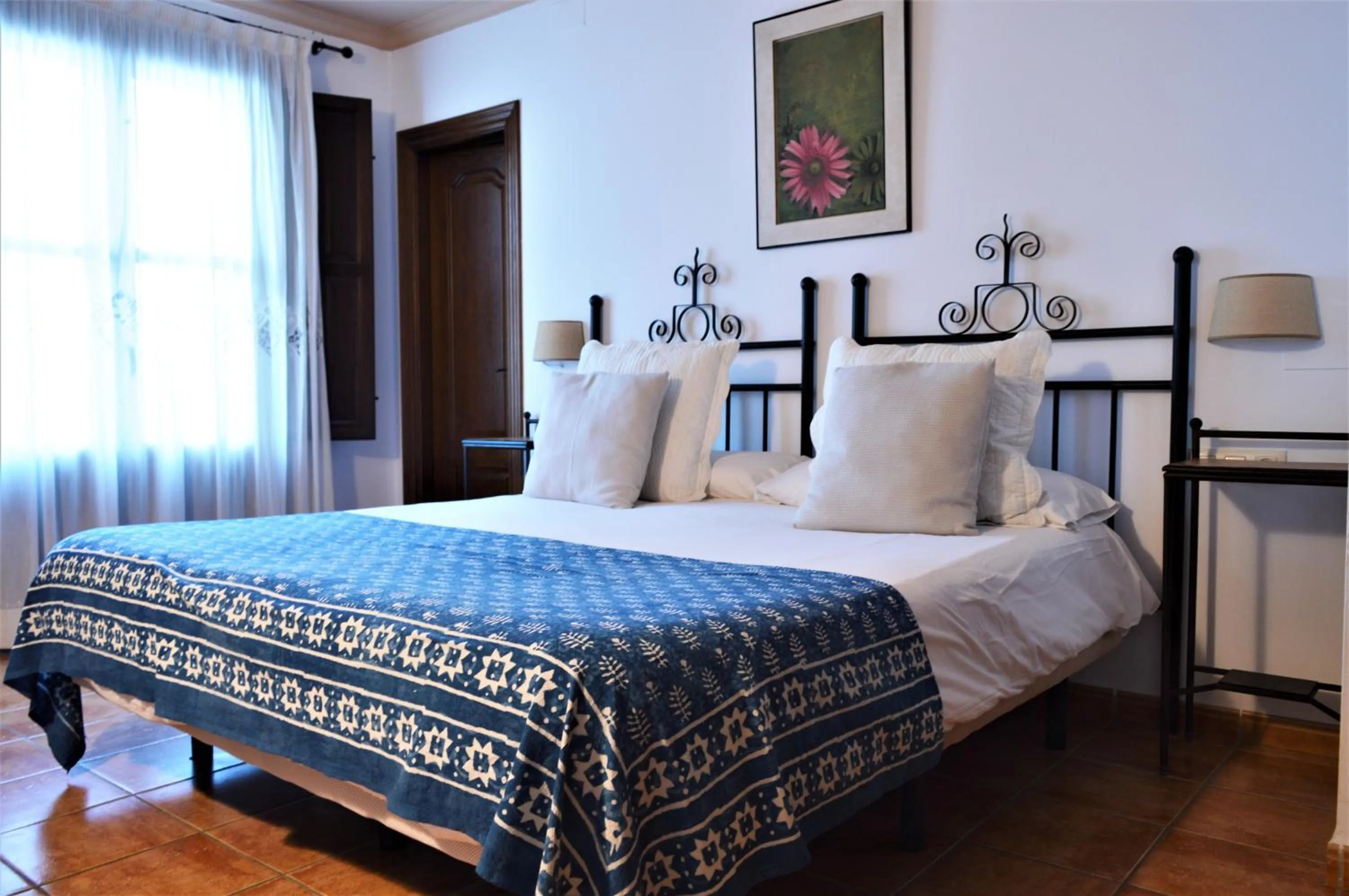 Bed in Hotel Rural Alfajía de Antonio