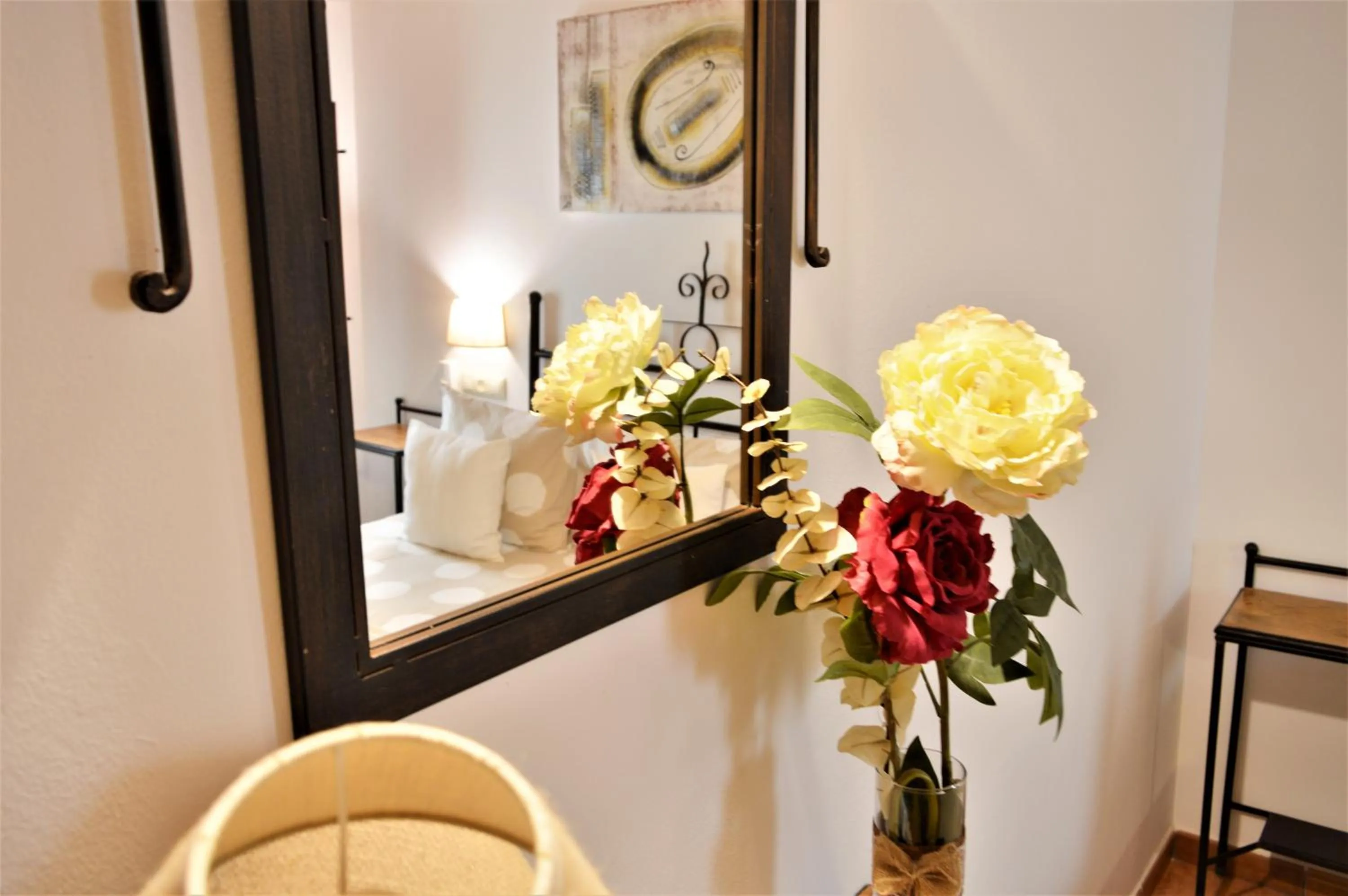 Bed in Hotel Rural Alfajía de Antonio