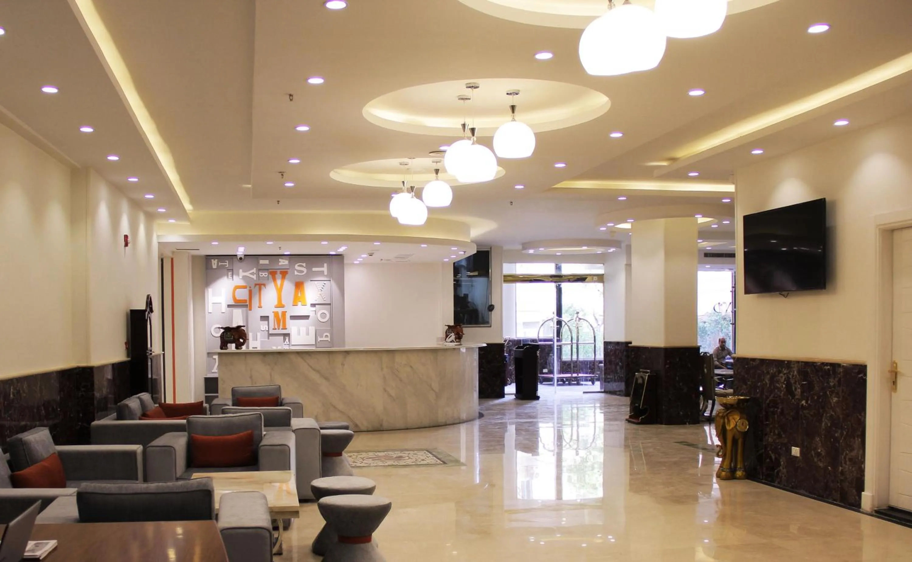 Lobby or reception in Citymax Hotel Aswan