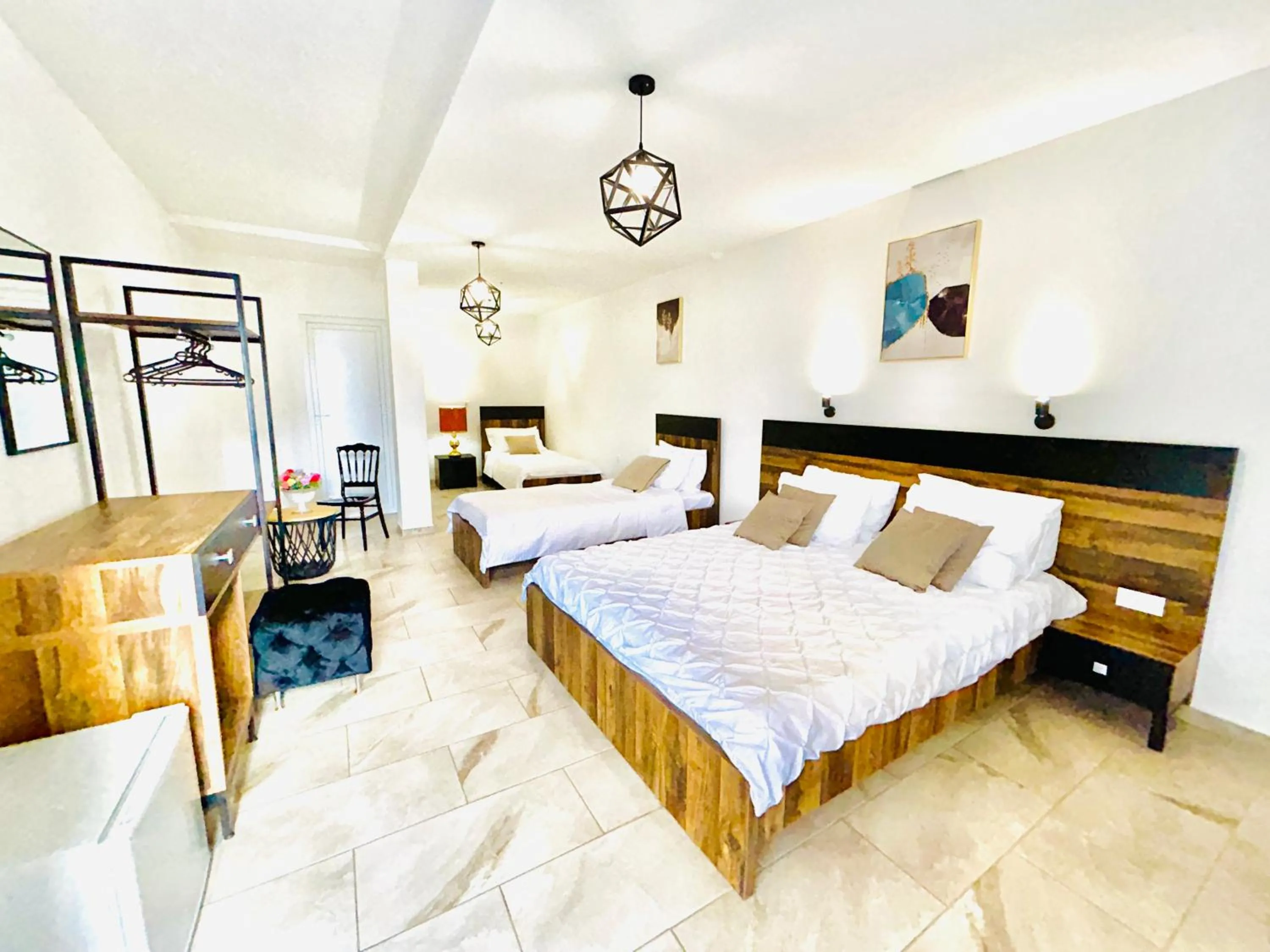 Bed in Hotel Lagadin