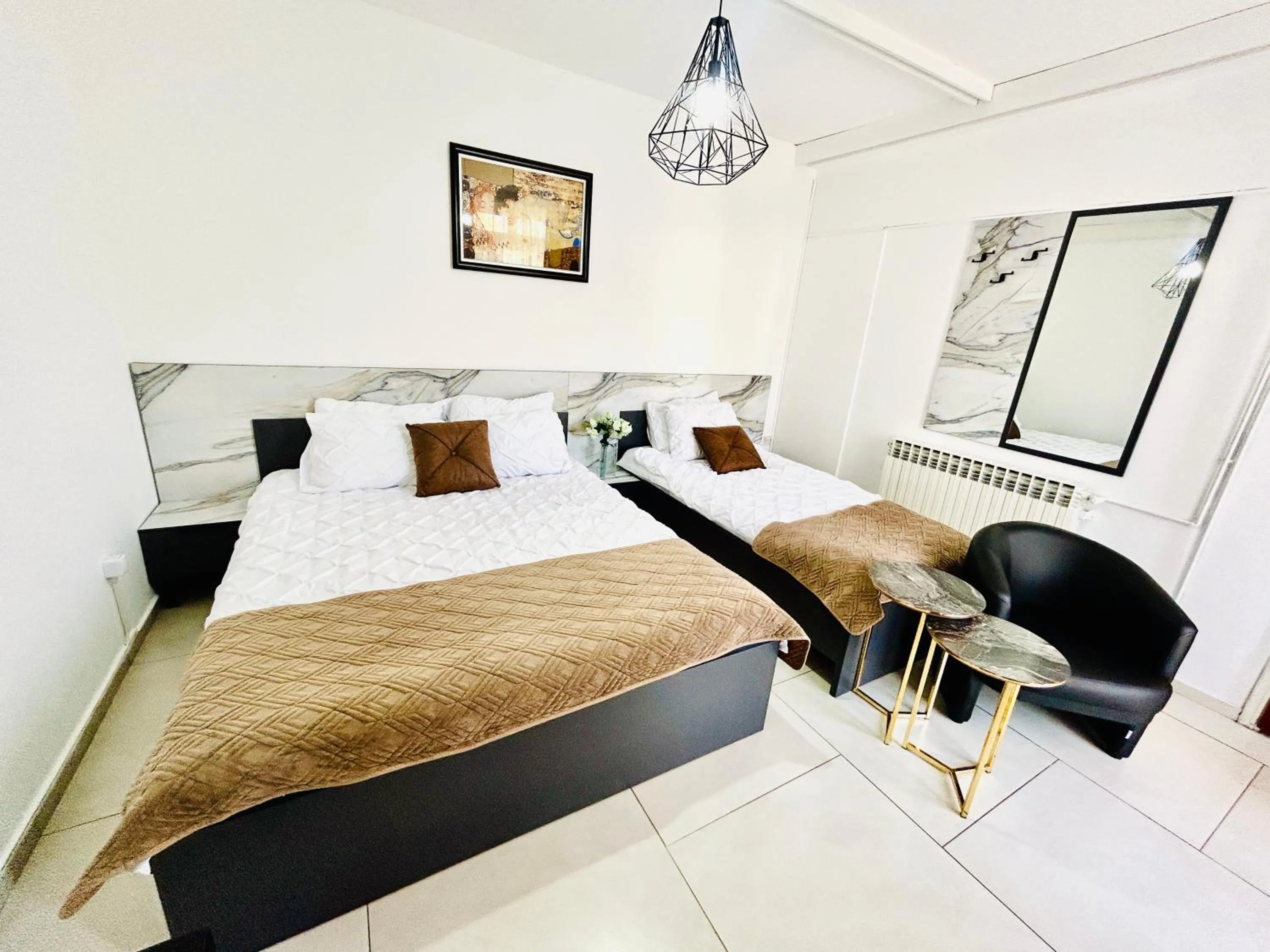 Bed in Hotel Lagadin