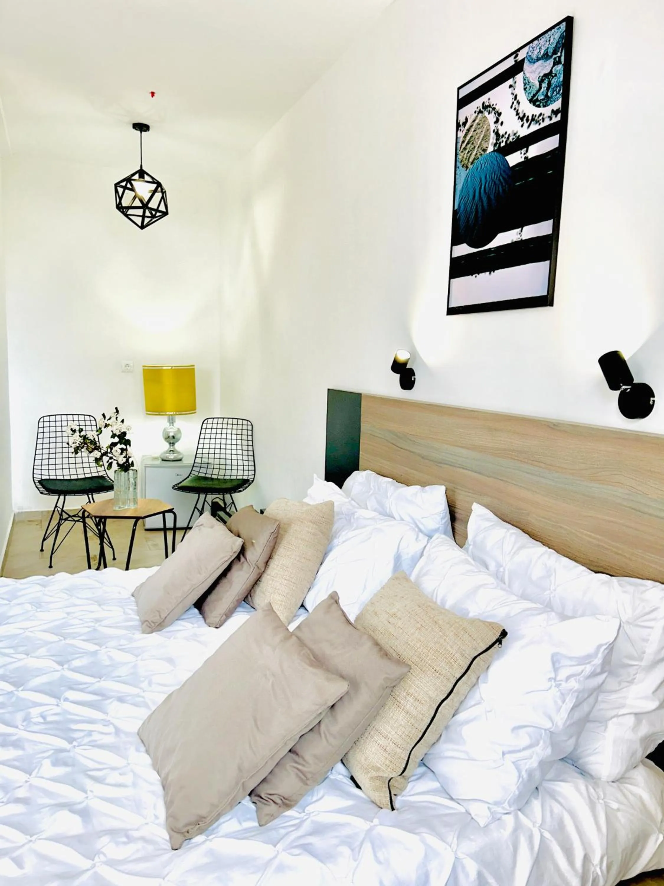 Bed in Hotel Lagadin