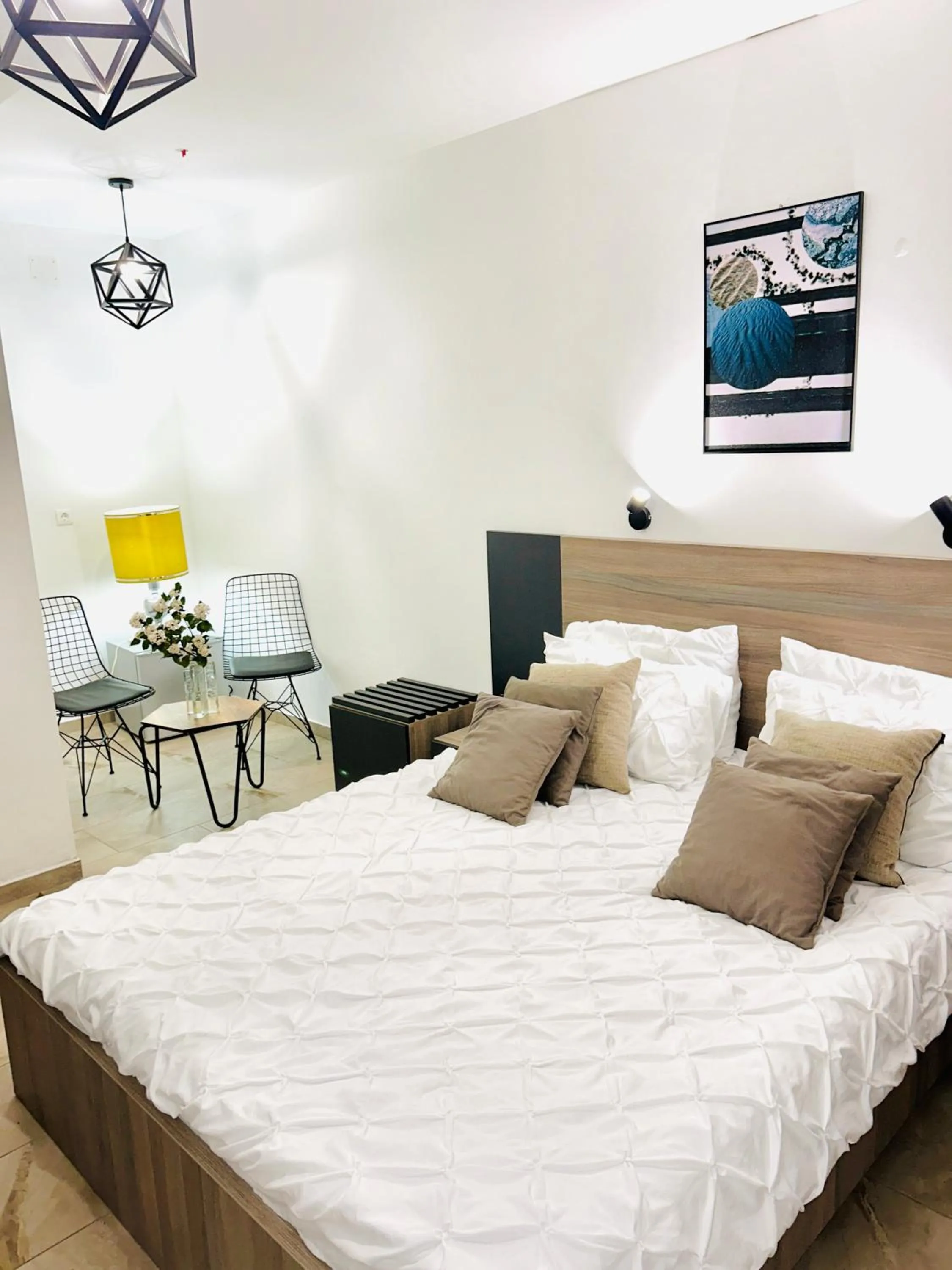 Bed in Hotel Lagadin