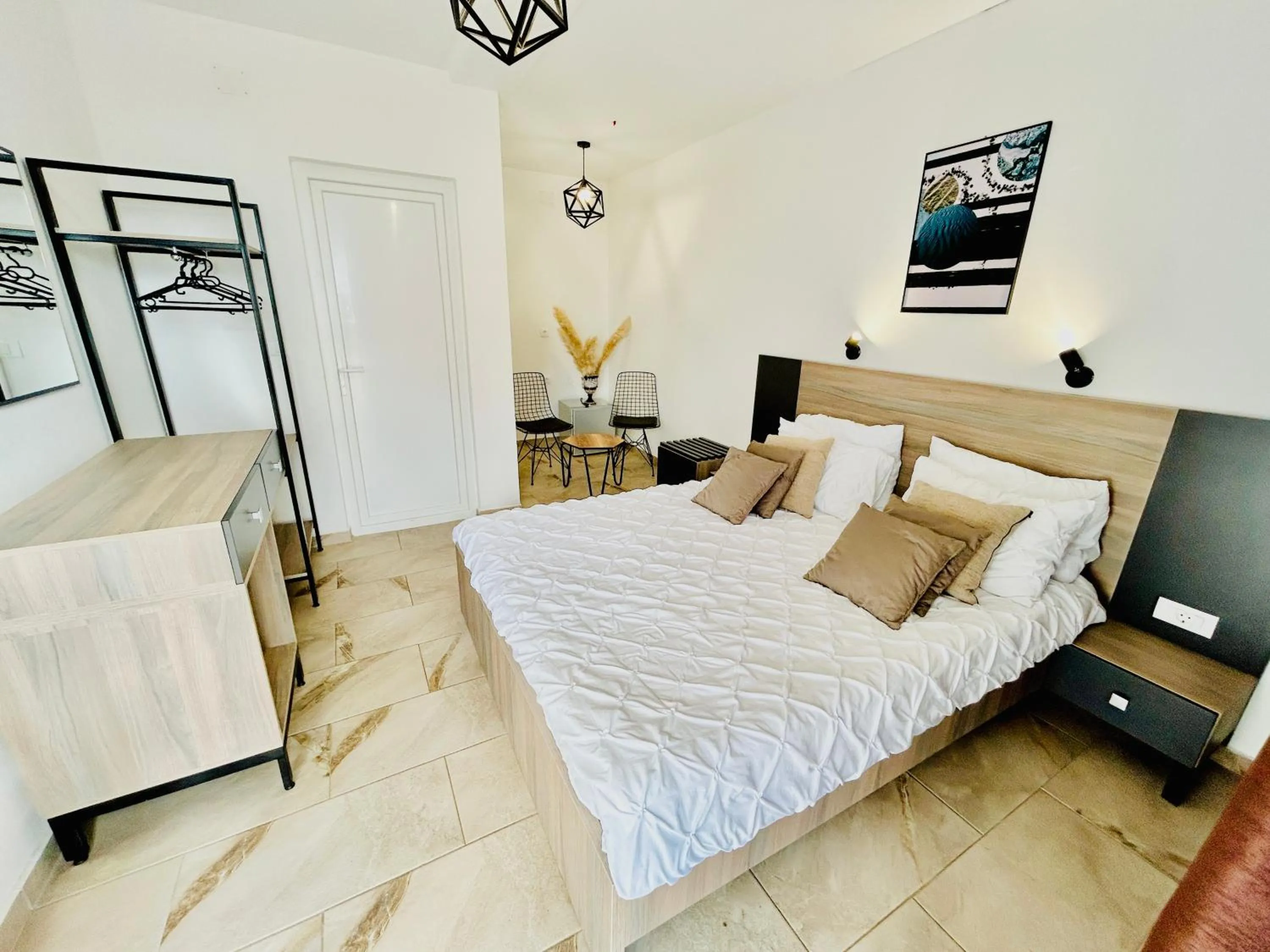 Bed in Hotel Lagadin