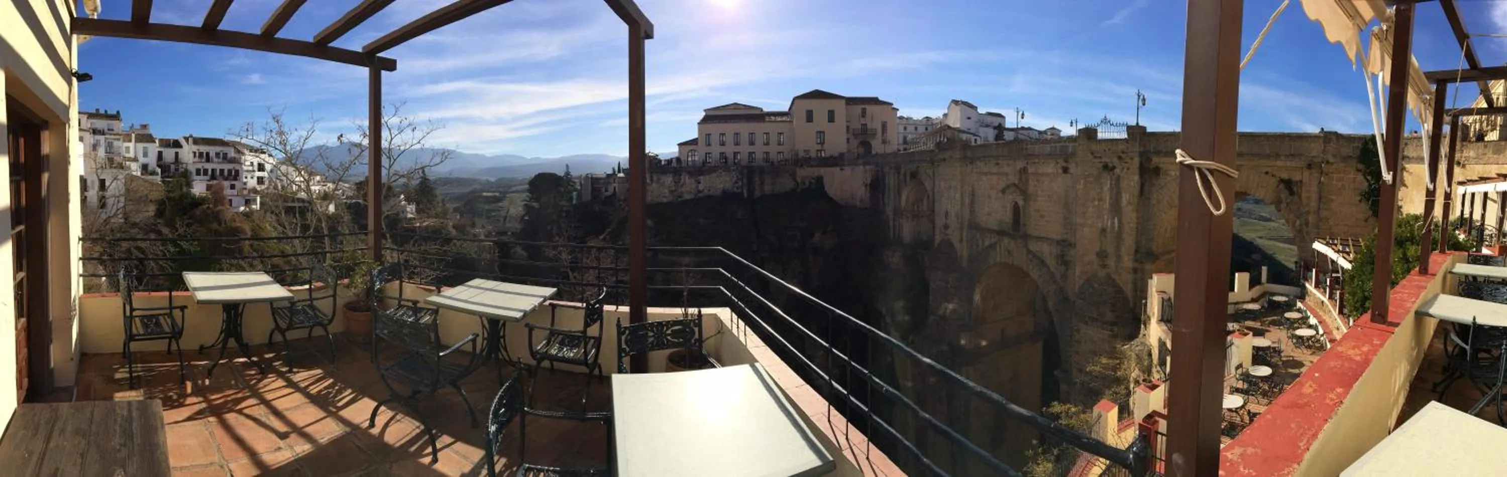 Patio in Hotel Don Miguel