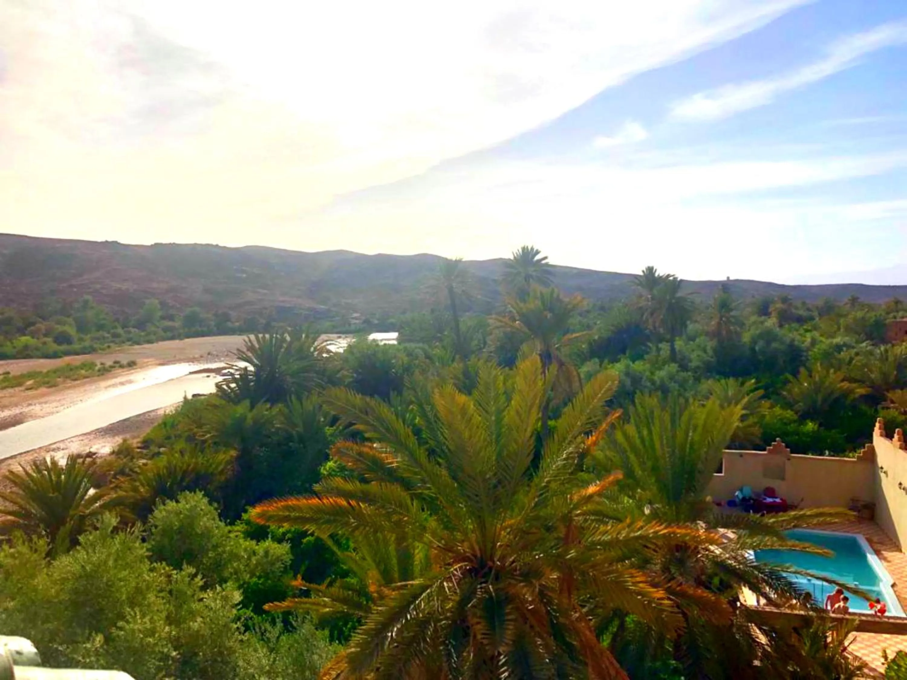 Swimming pool in Kasbah Elmehdaoui