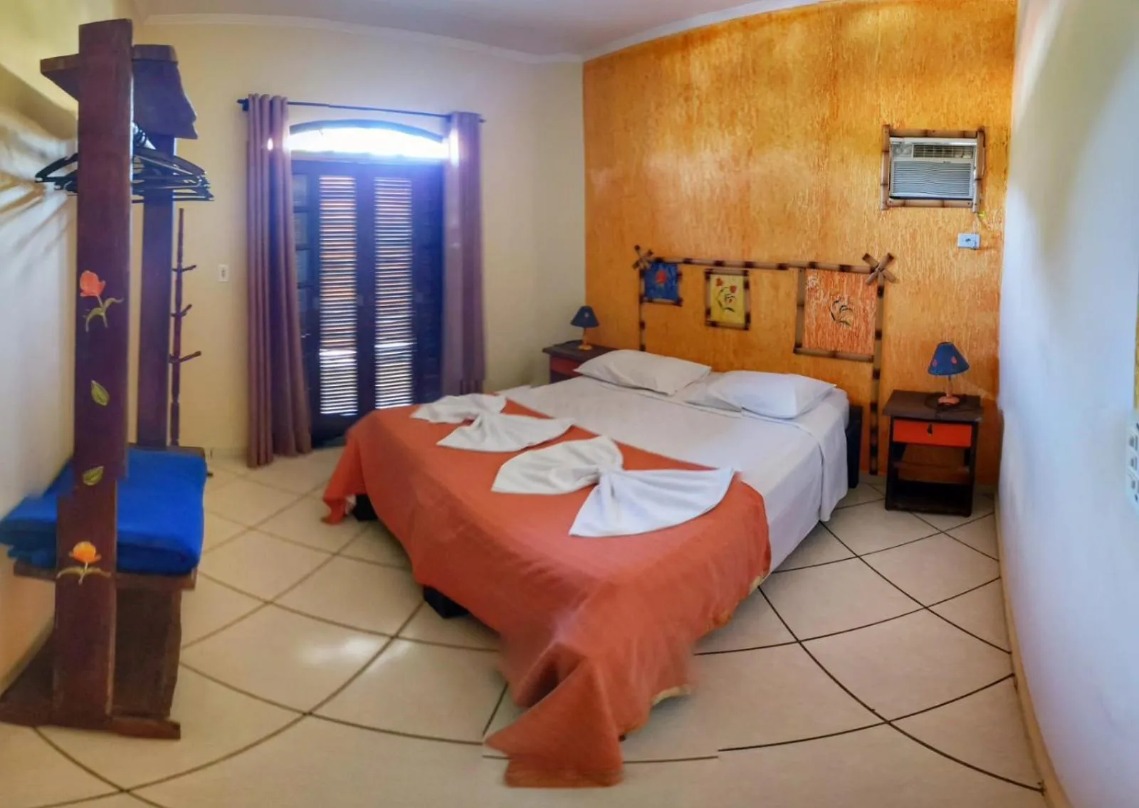 Bed in Peruíbe Suíte Flat Hotel