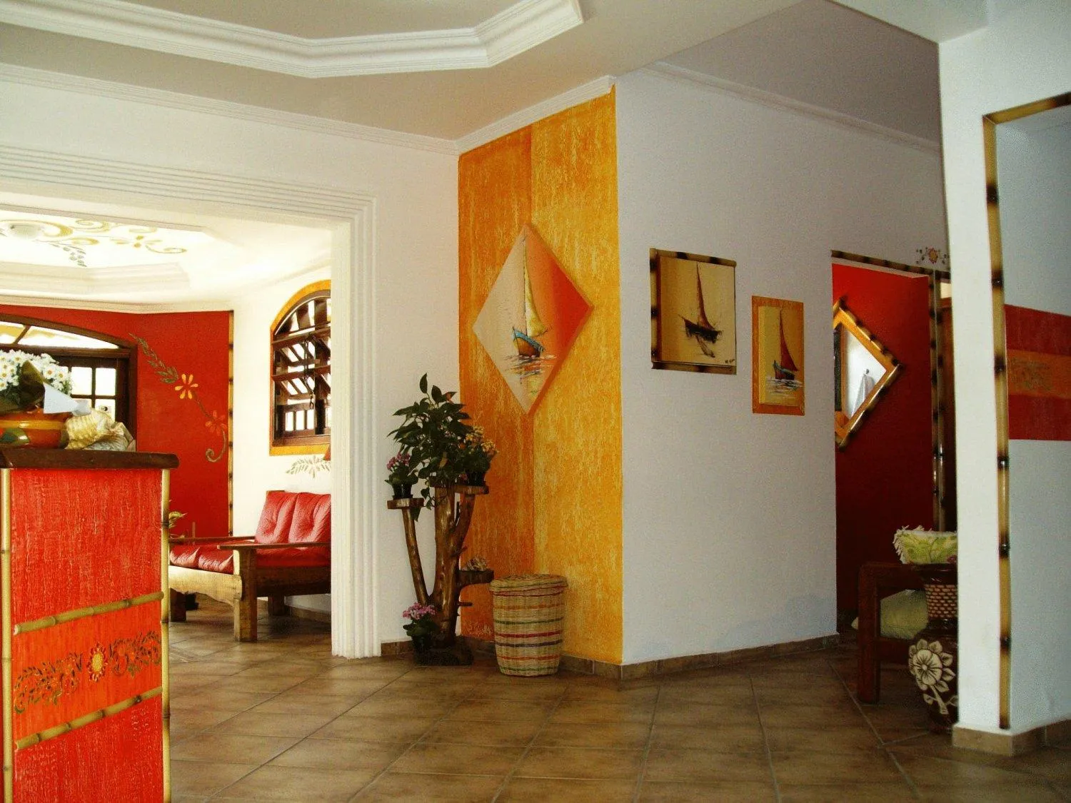 Lobby or reception in Peruíbe Suíte Flat Hotel