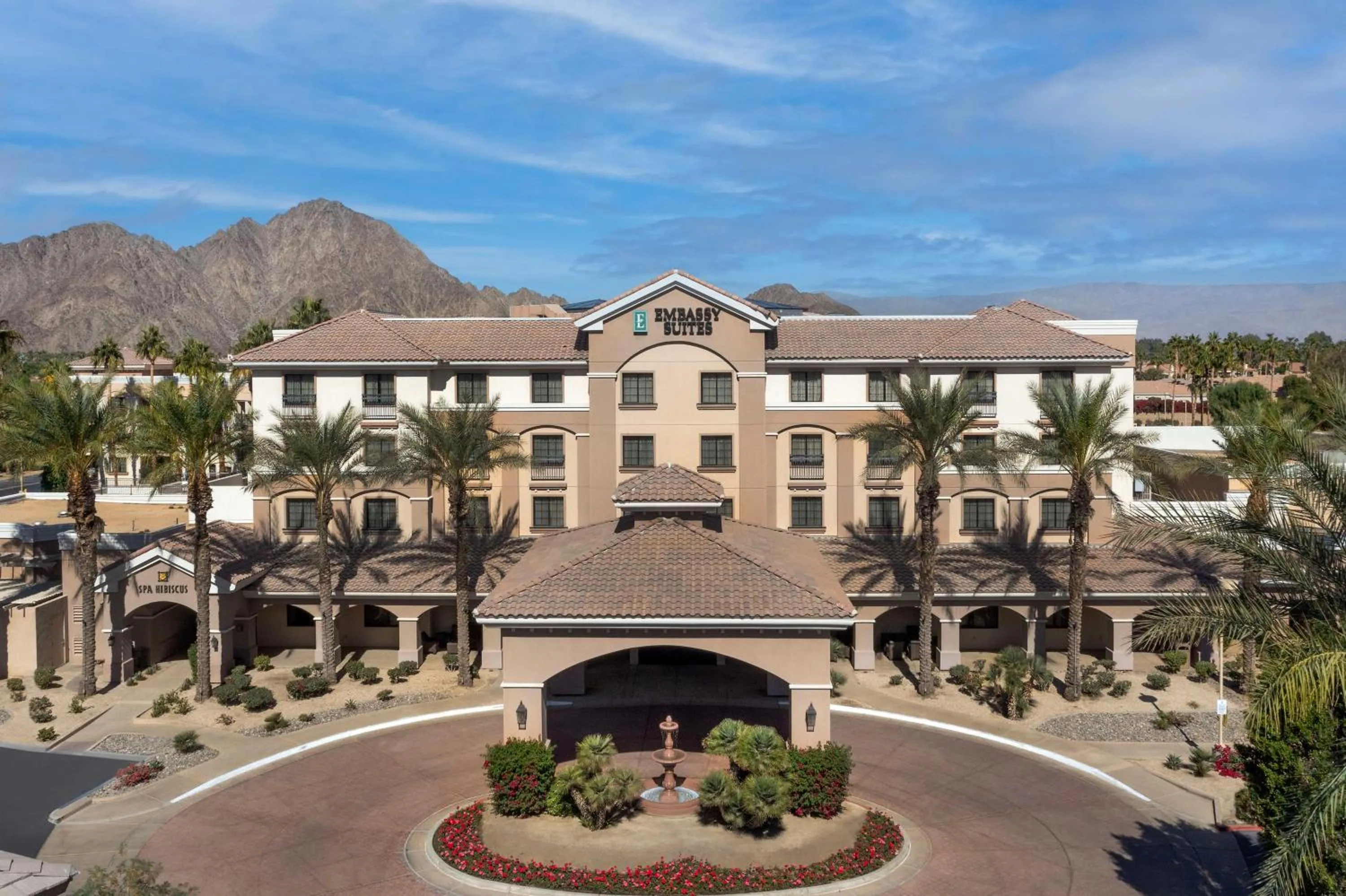 Property building in Embassy Suites La Quinta Hotel & Spa