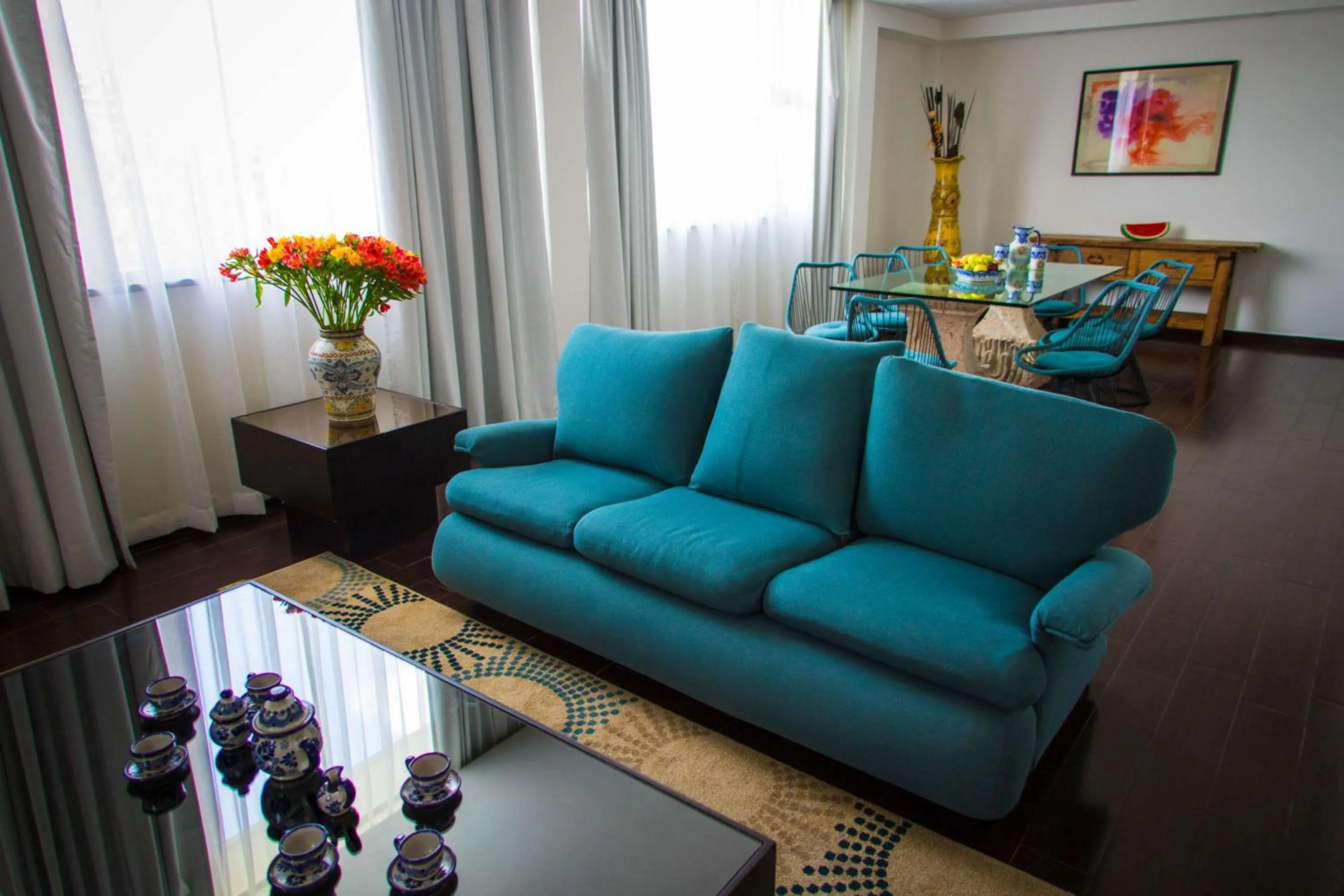 Photo of the whole room in Hotel Real de Puebla