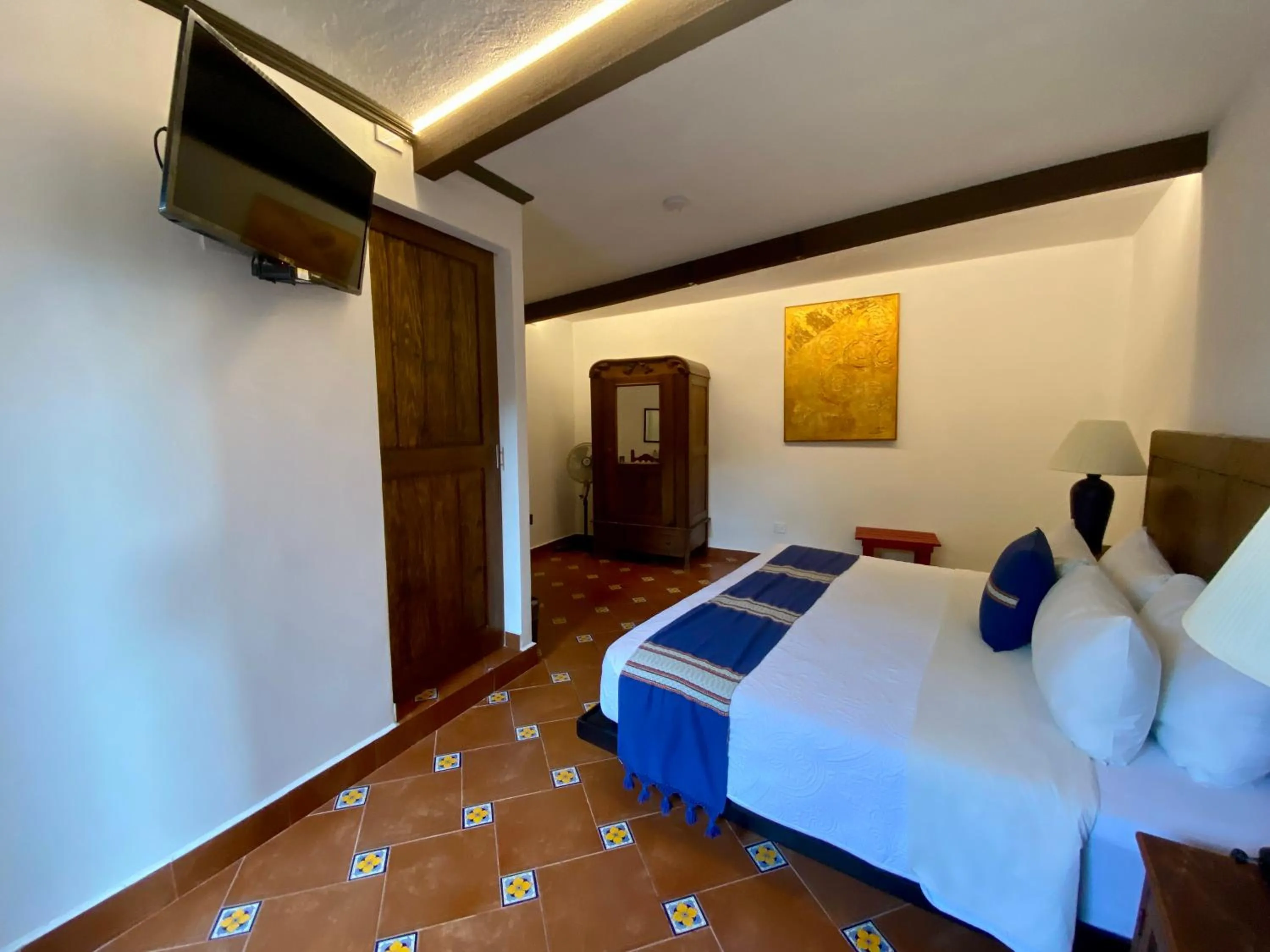 TV and multimedia, Bed in Hotel Hacienda Monteverde San Miguel de Allende