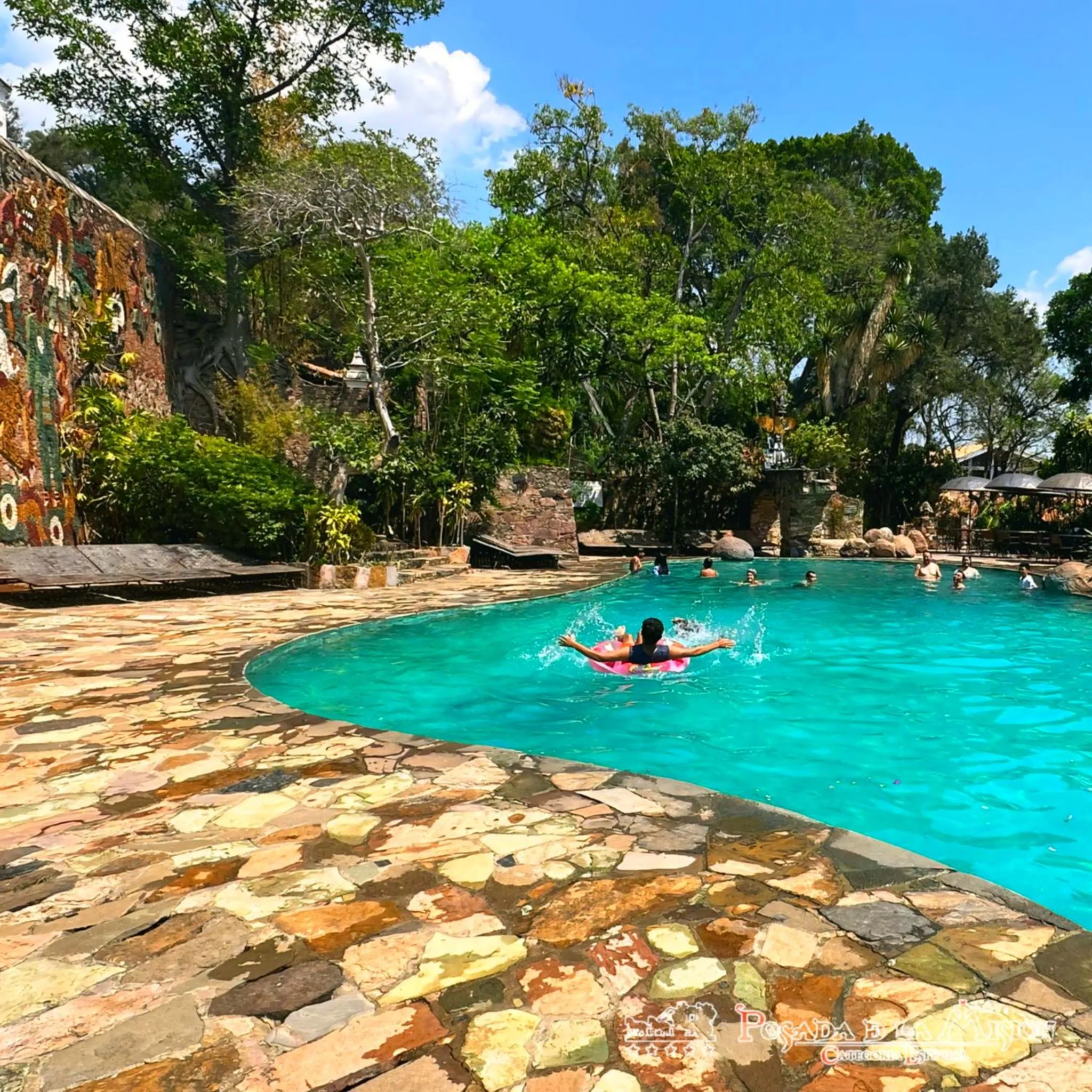 Swimming pool in Posada de la Mision, Hotel Museo y Jardin