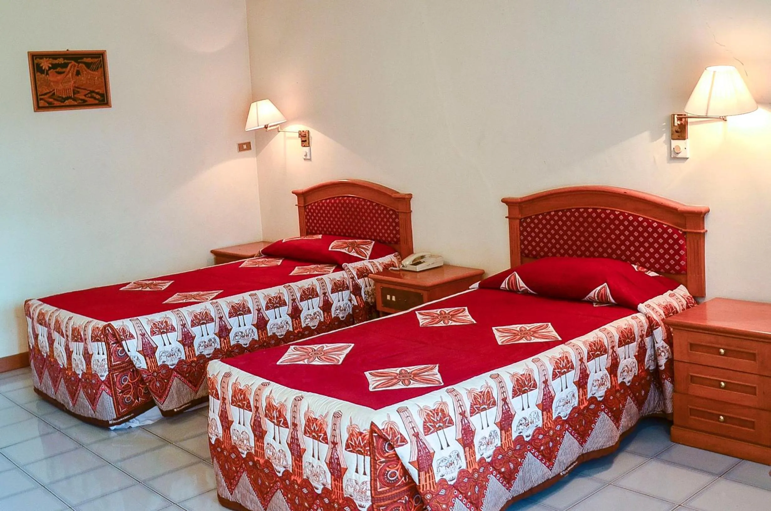 Bed in Toraja Misiliana Hotel