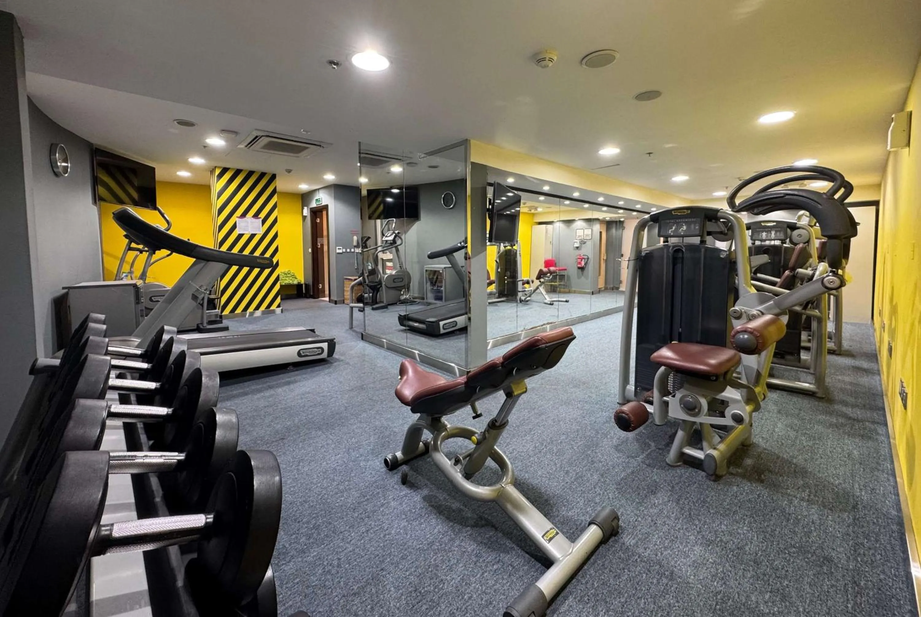 Fitness centre/facilities in Ramada Encore Doha by Wyndham