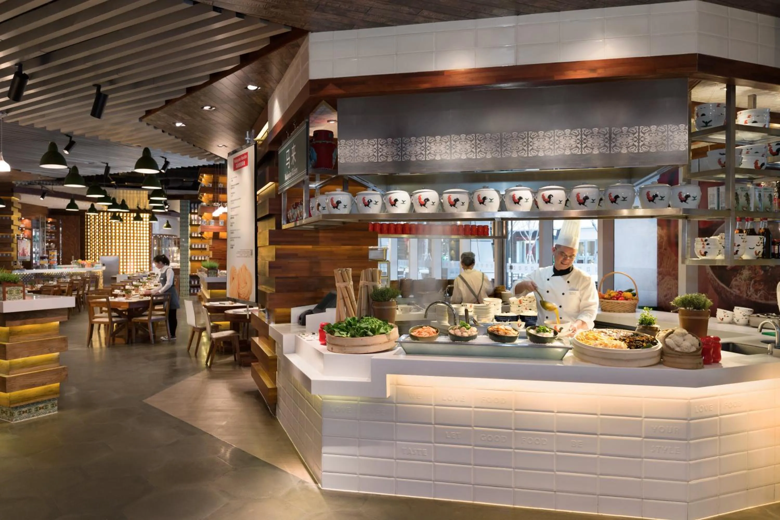 Restaurant/places to eat in Kerry Hotel Pudong, Shanghai - Indoor Connecting to Shanghai New International Expo Centre