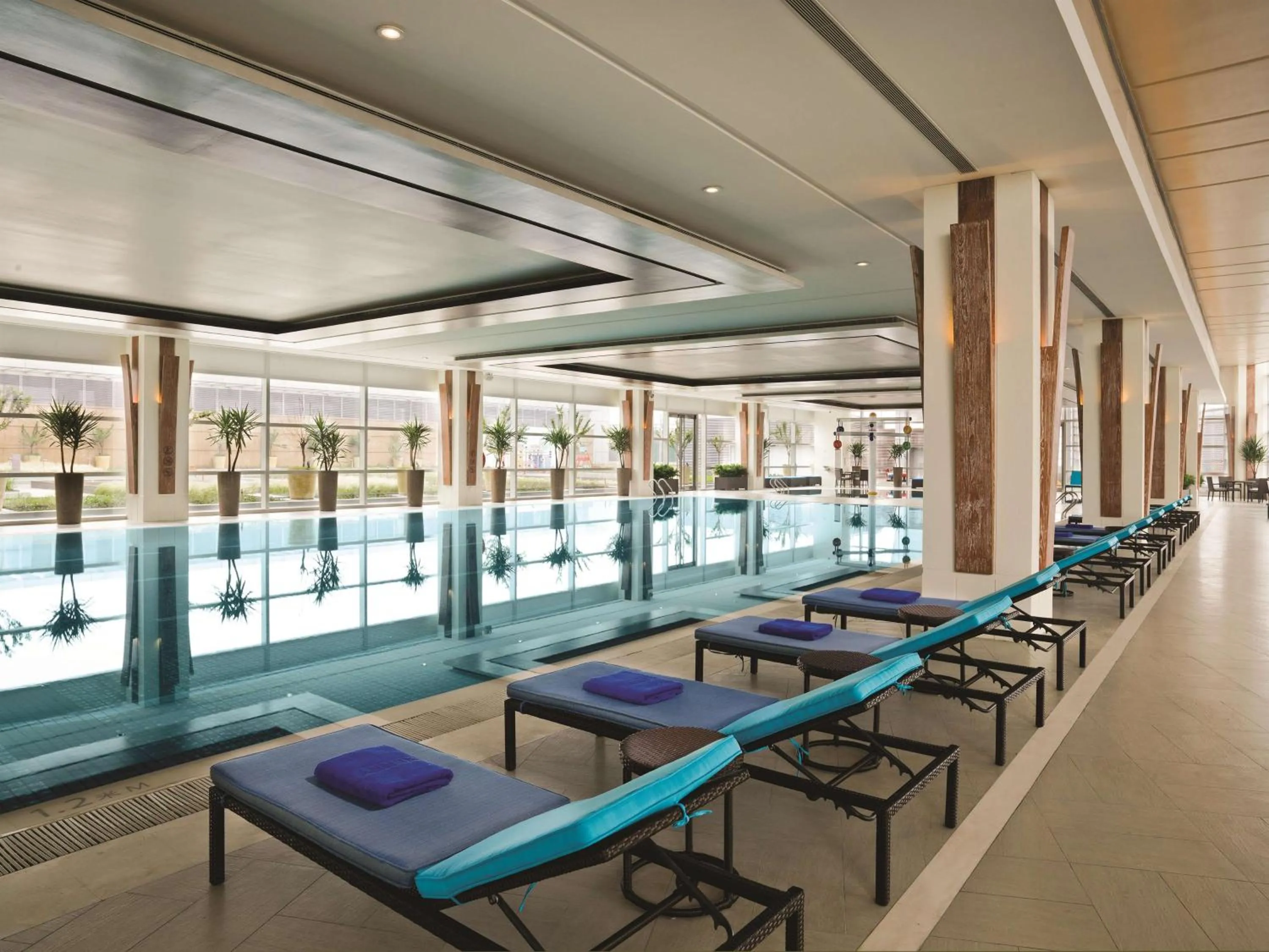 On site in Kerry Hotel Pudong, Shanghai - Indoor Connecting to Shanghai New International Expo Centre