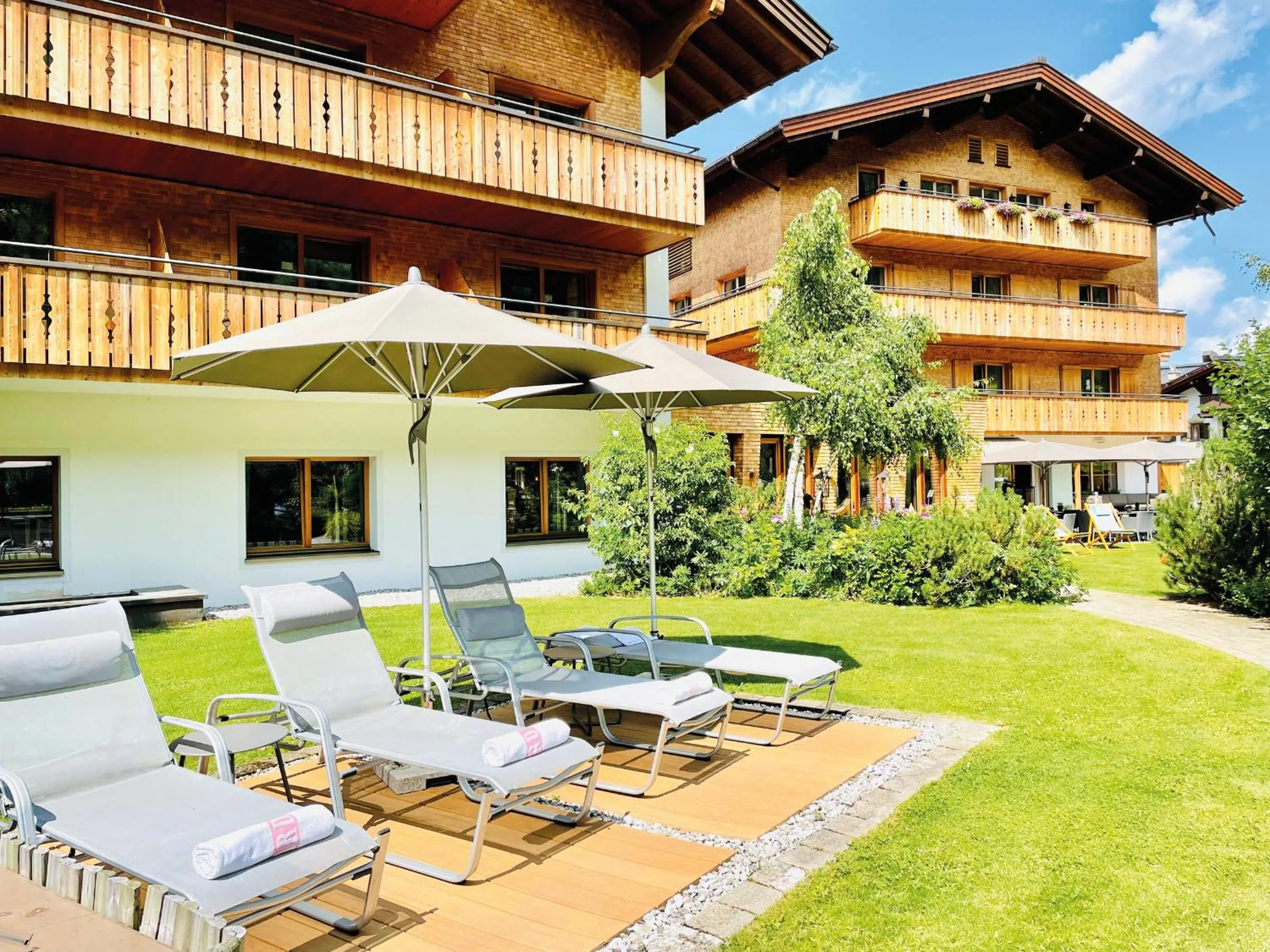 Garden in Hotel Gotthard