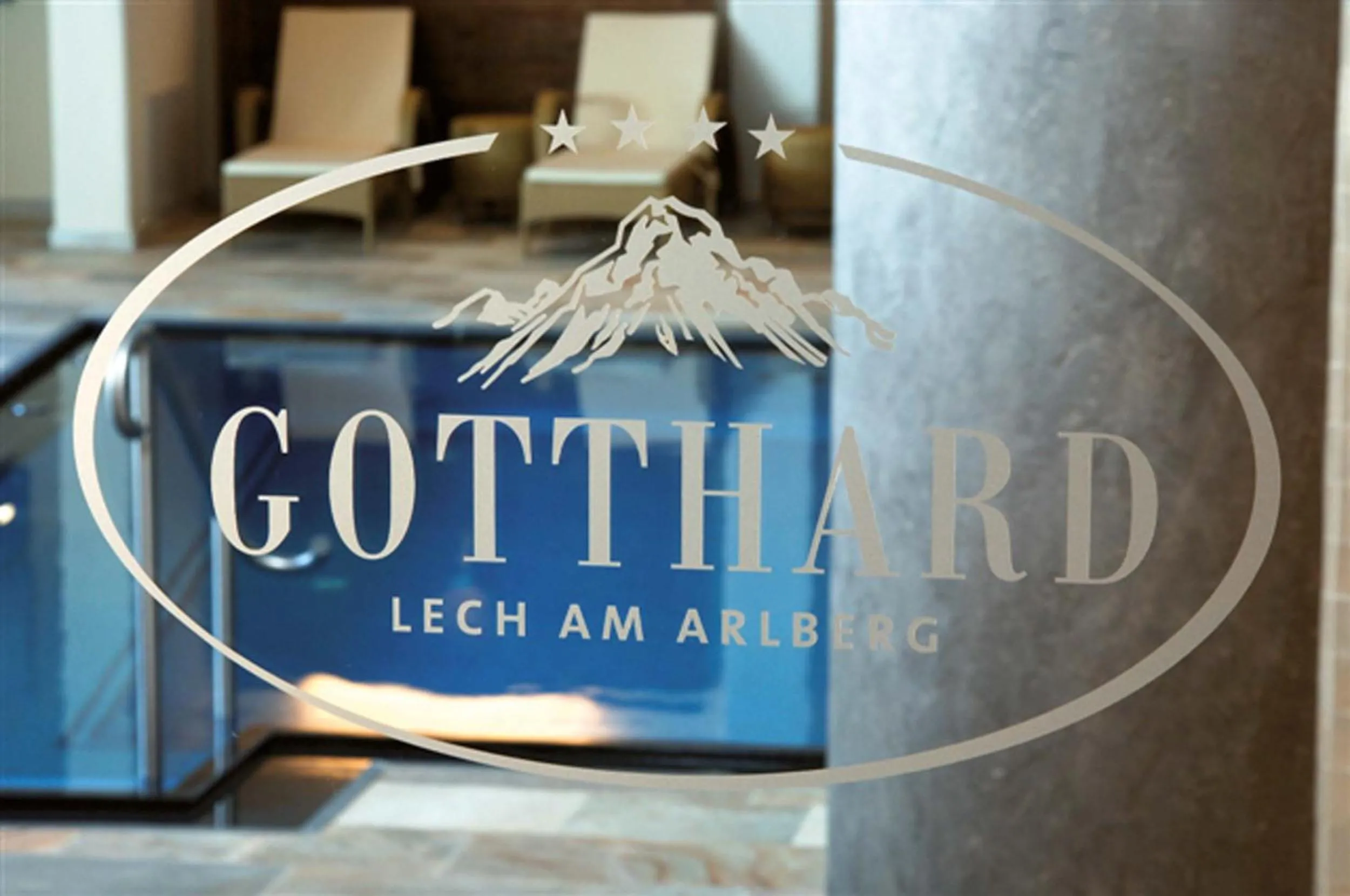 Decorative detail in Hotel Gotthard