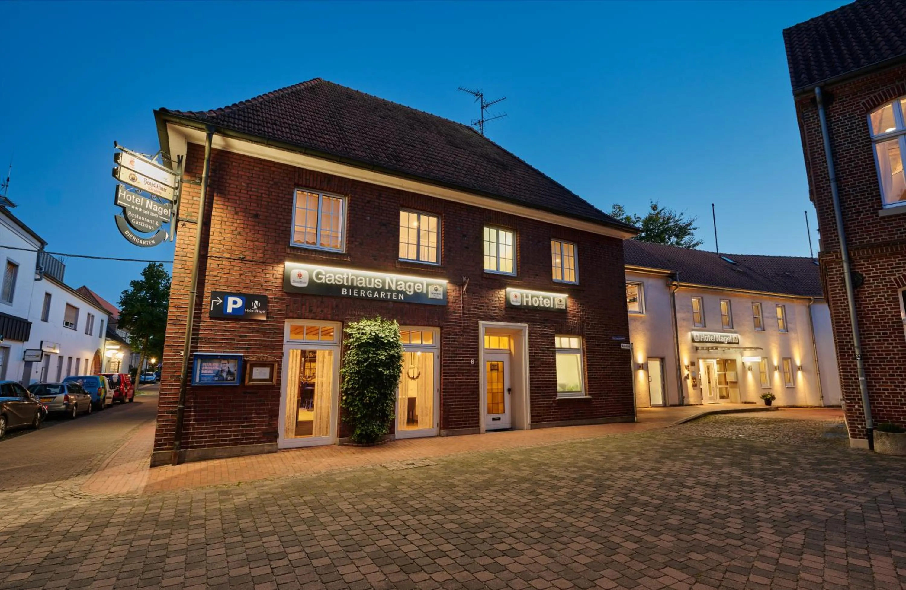 Property building in Hotel & Gasthaus Nagel GmbH