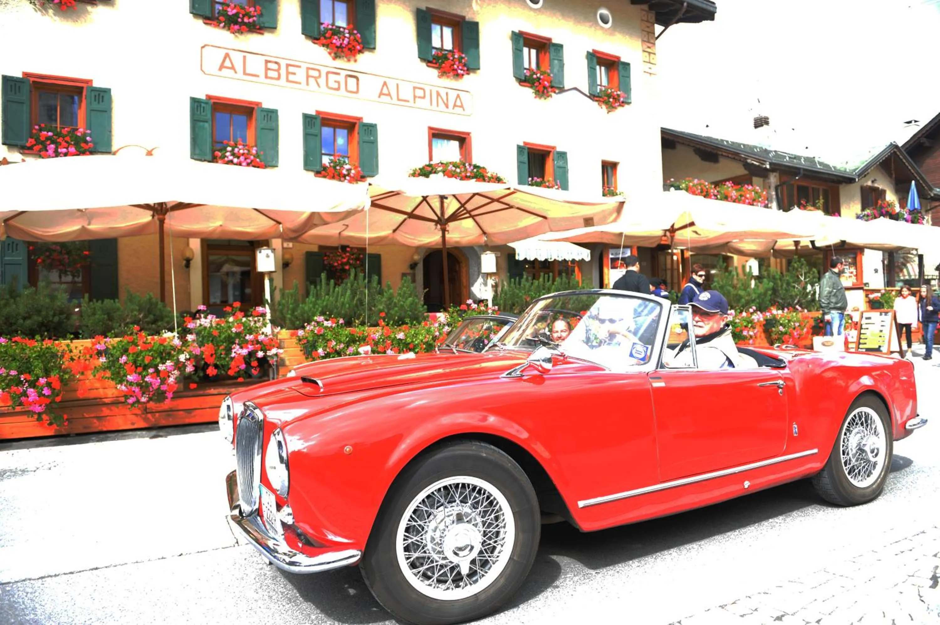 Facade/entrance in Hotel Alpina