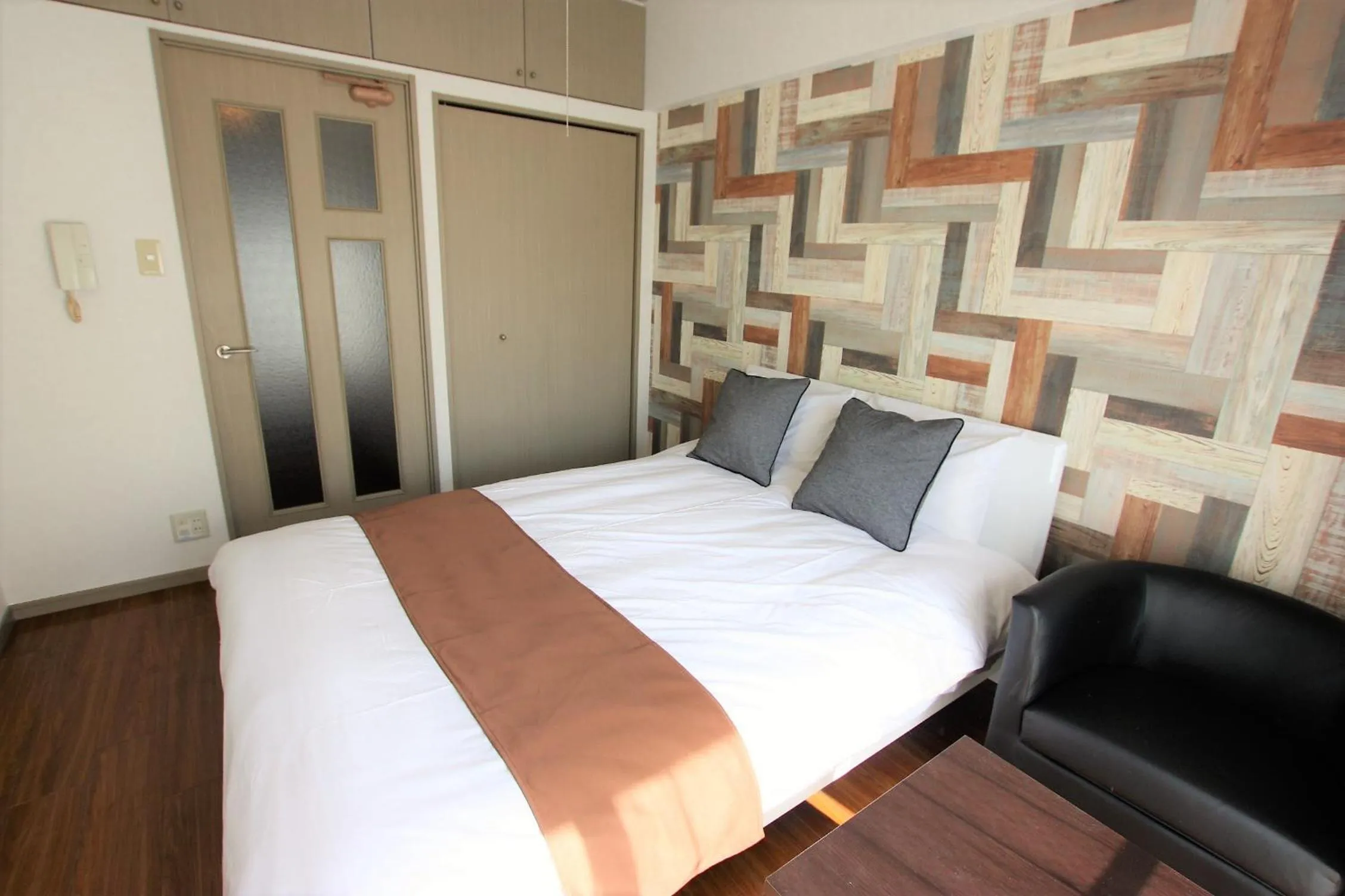 Bed in Forest Inn Fukuoka -previously Pure Tenjin-