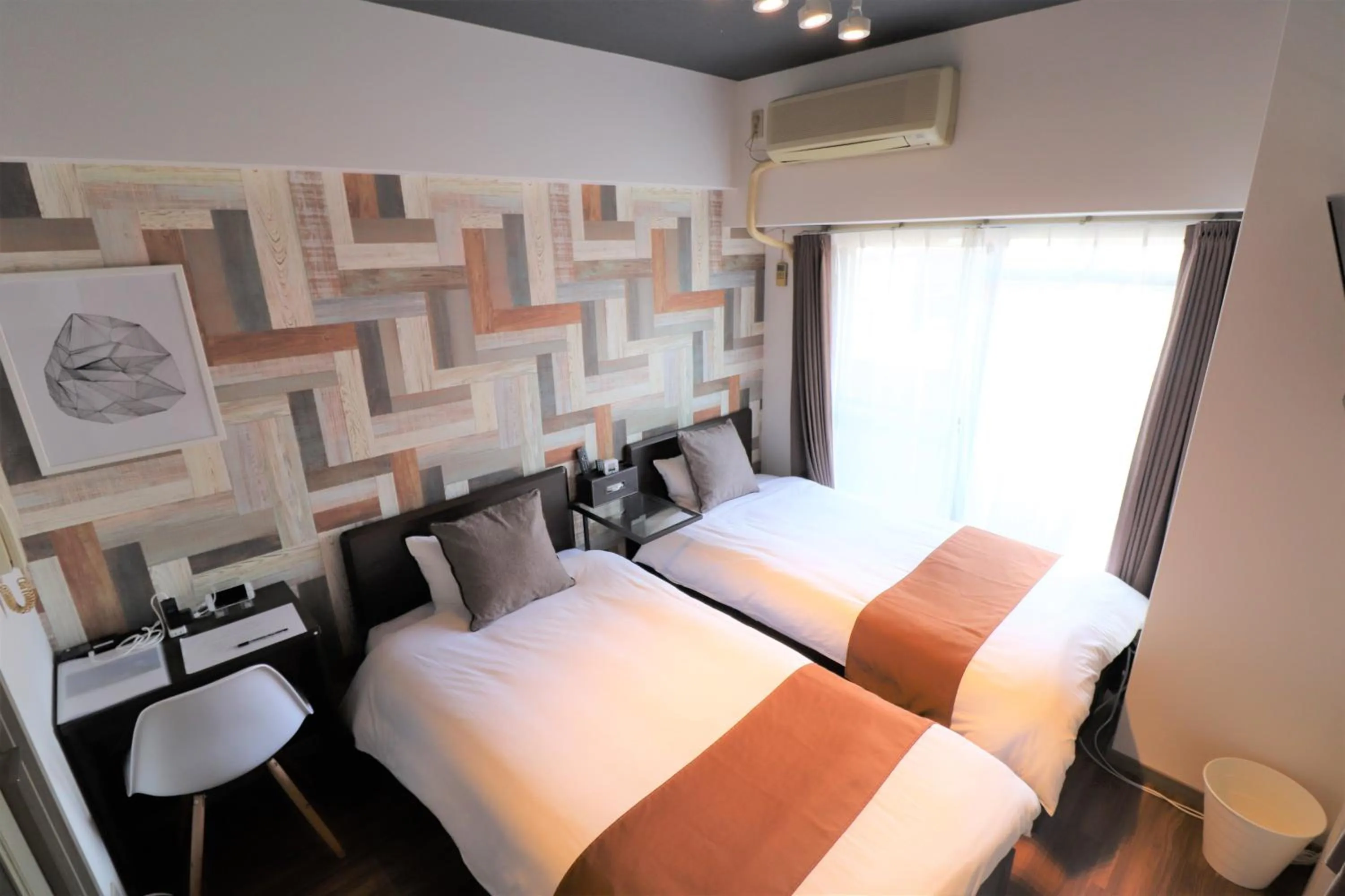 Bed in Forest Inn Fukuoka -previously Pure Tenjin-